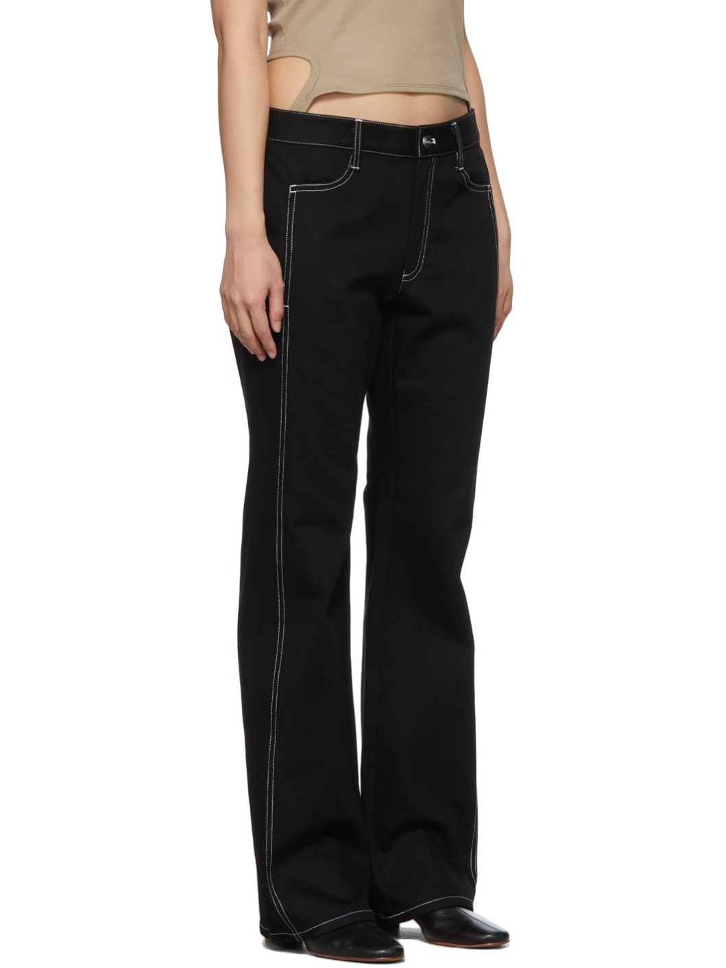 Black Signature Bootcut Jeans - 2