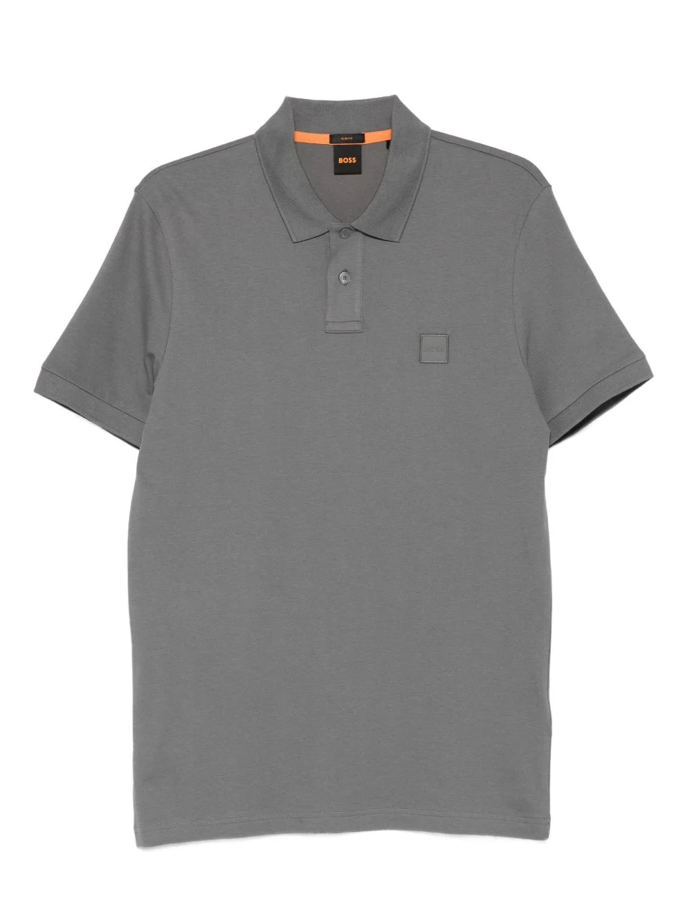 short-sleeve patch polo shirt - 1