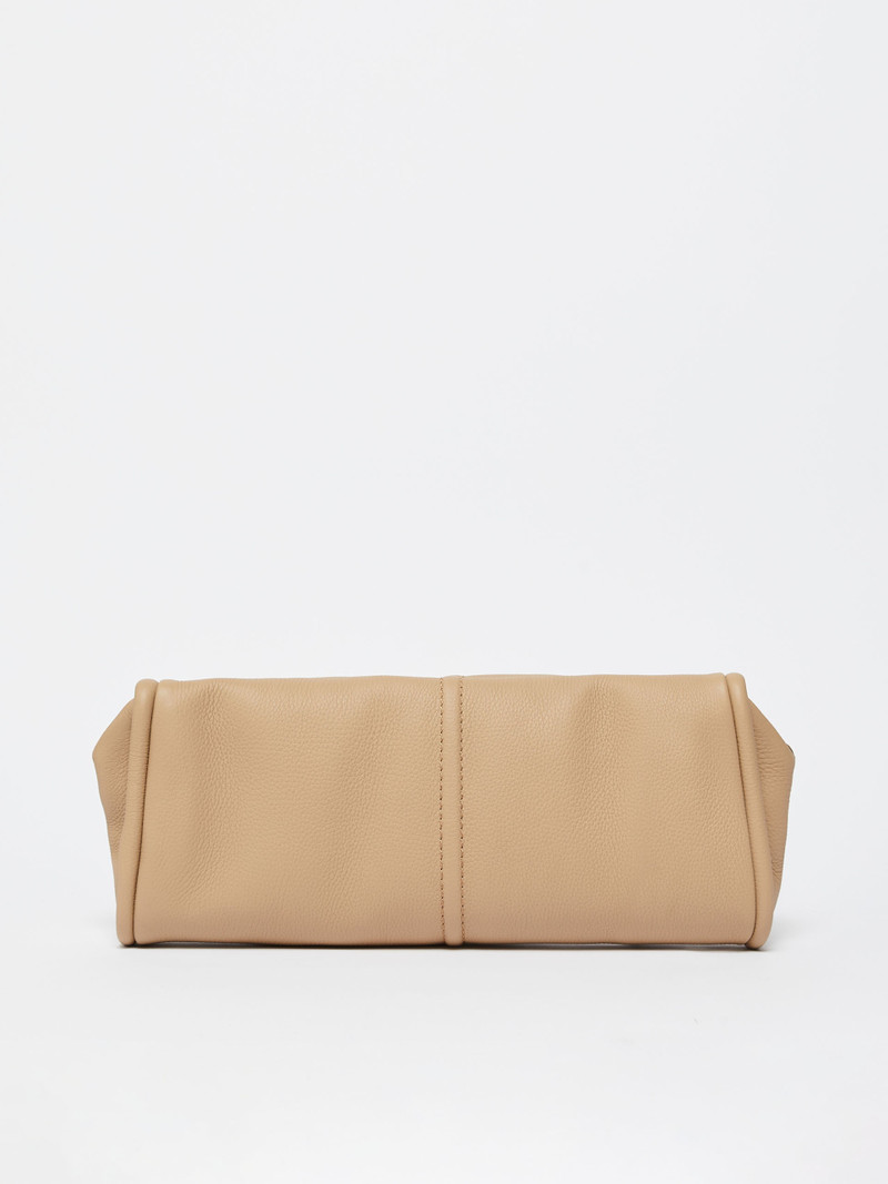 AMALIA Leather clutch bag 3
