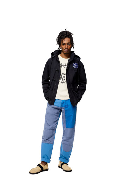 Loewe Patchwork trousers in cotton and linen outlook