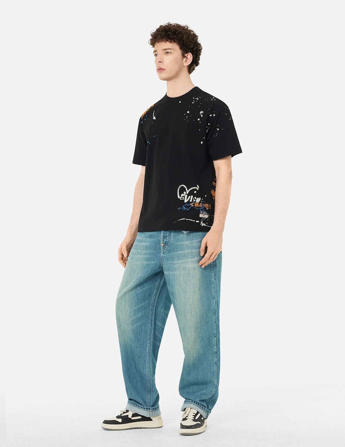 Graffiti Print Relax Fit T-Shirt - 3