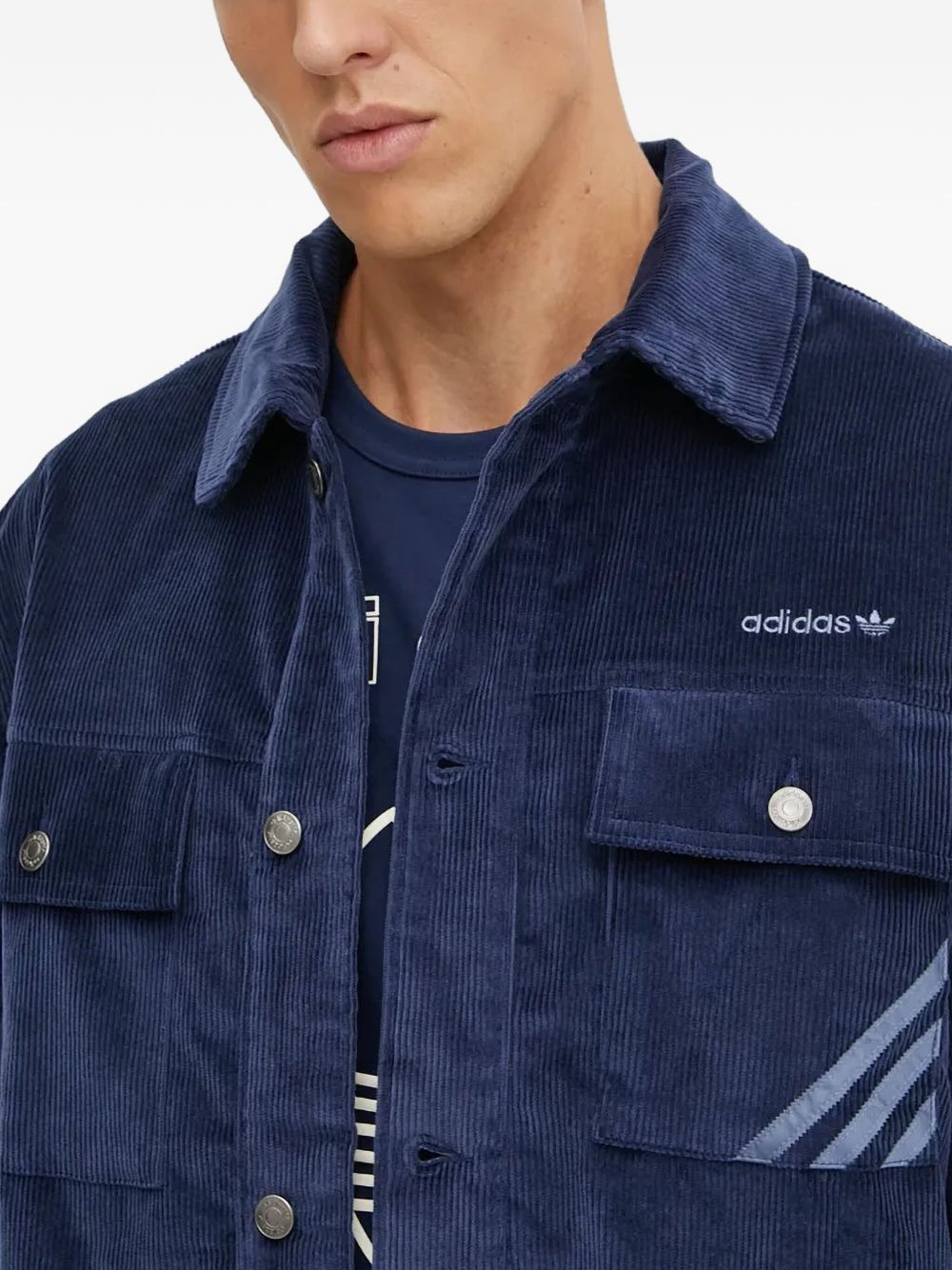 long sleeve corduroy jacket - 4