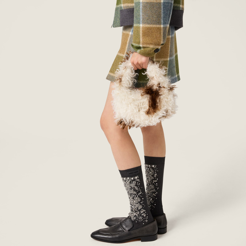 Miu Miu Wander mohair bag outlook