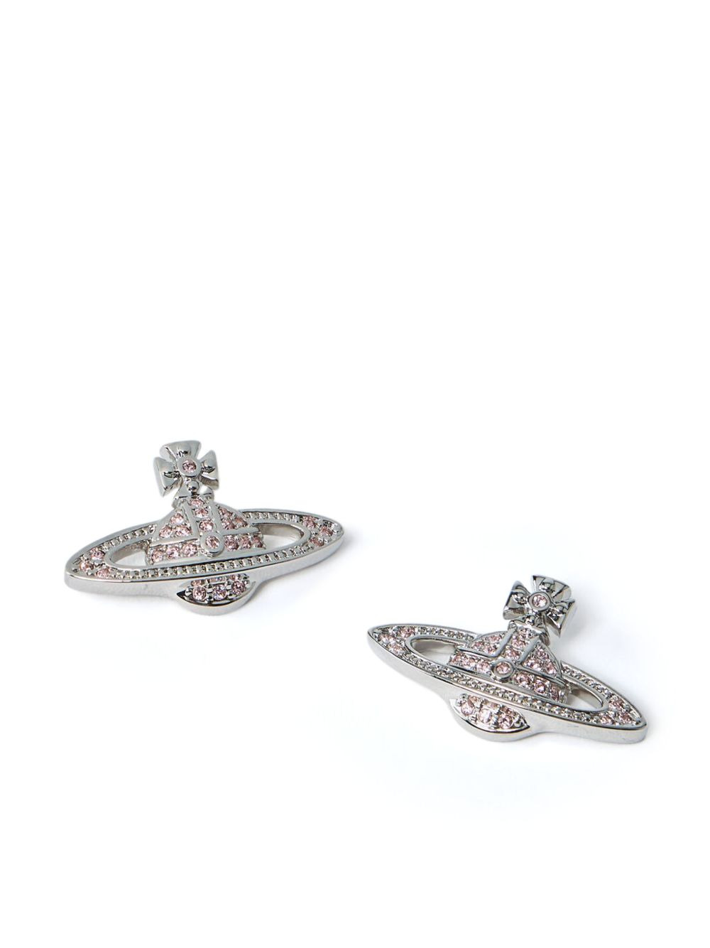 orb motif bas-relief earrings - 2