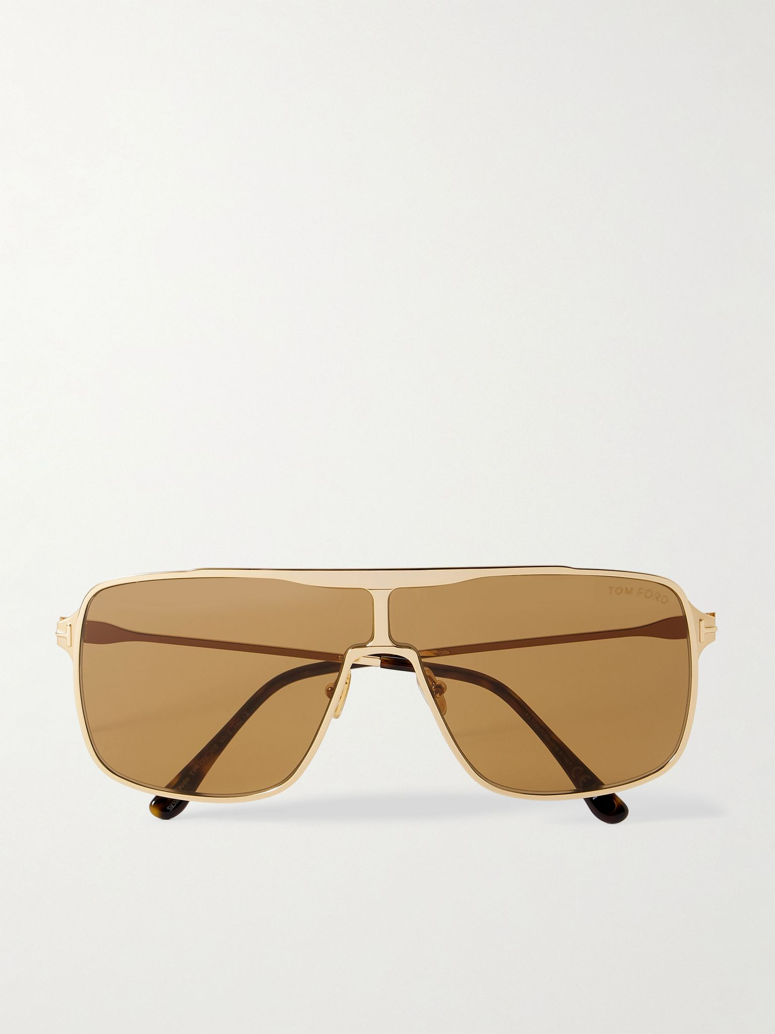 Zappa D-Frame Gold-Tone Sunglasses Gold - 1
