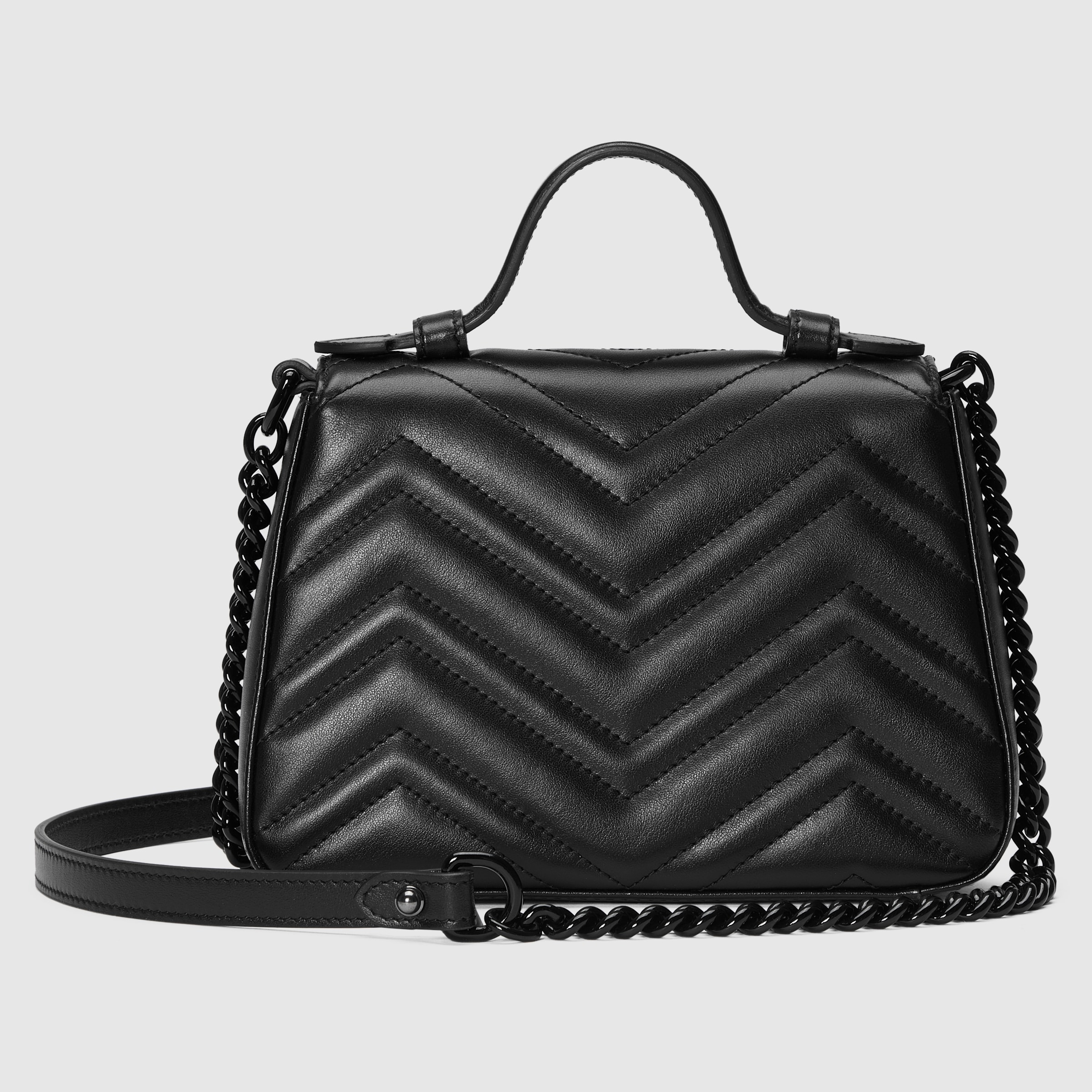 GG Marmont mini top handle bag - 6
