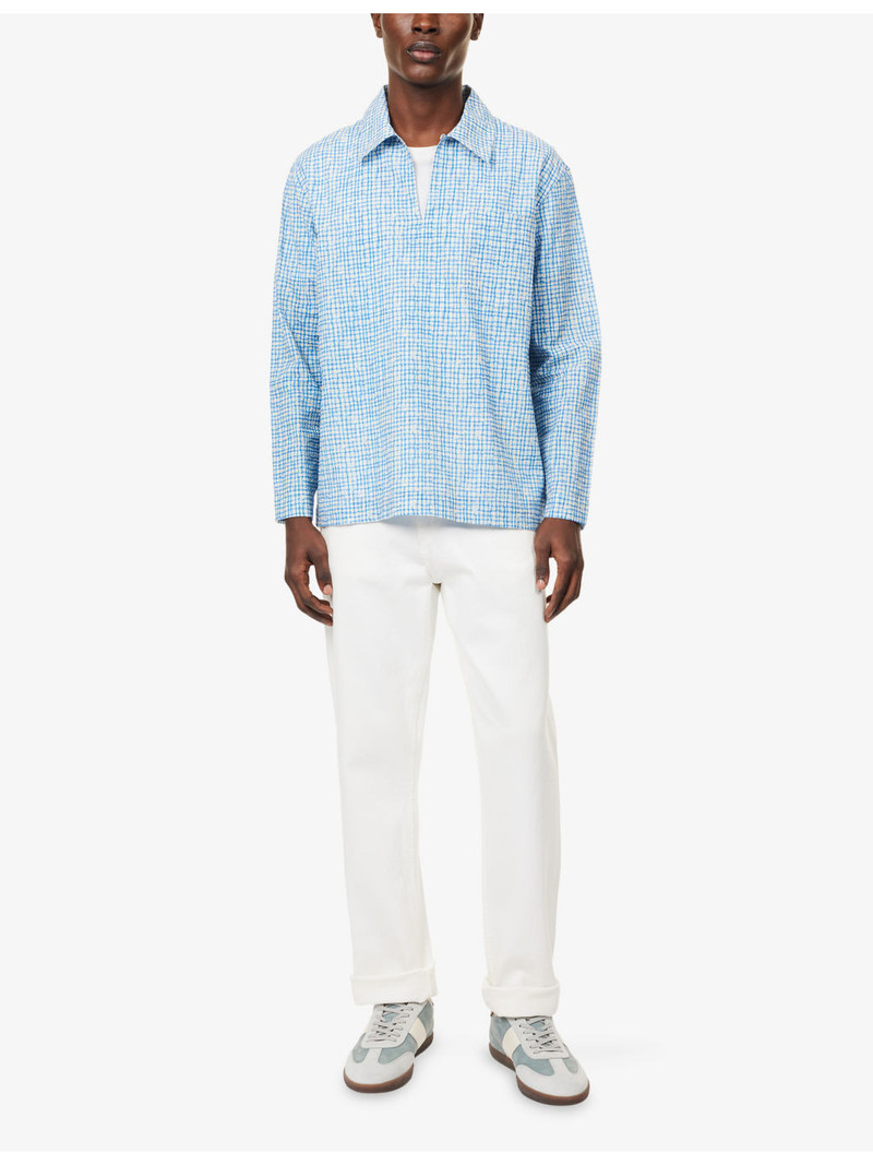Paul Smith Checked Oversized Cotton Shirt outlook
