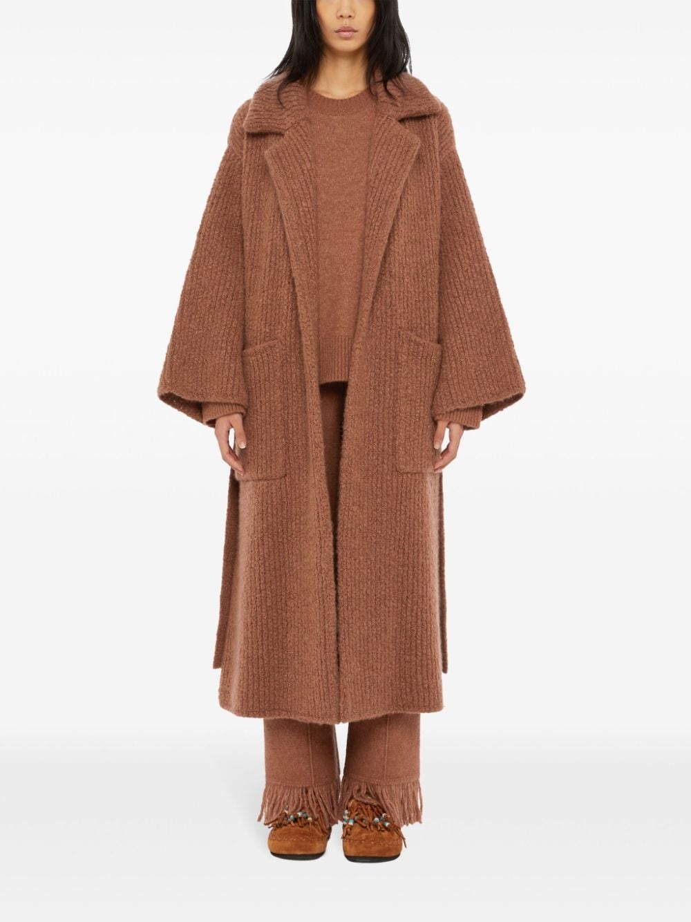 knitted robe coat - 3