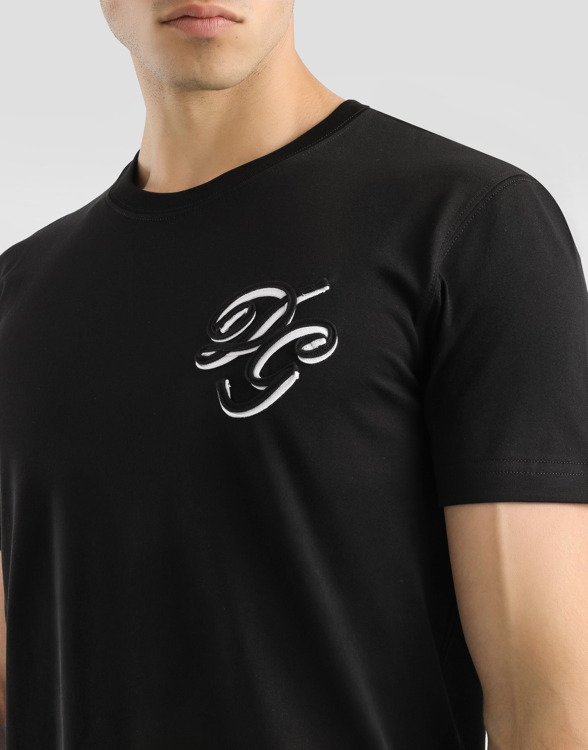 Cotton t-shirt with embroidery - 4