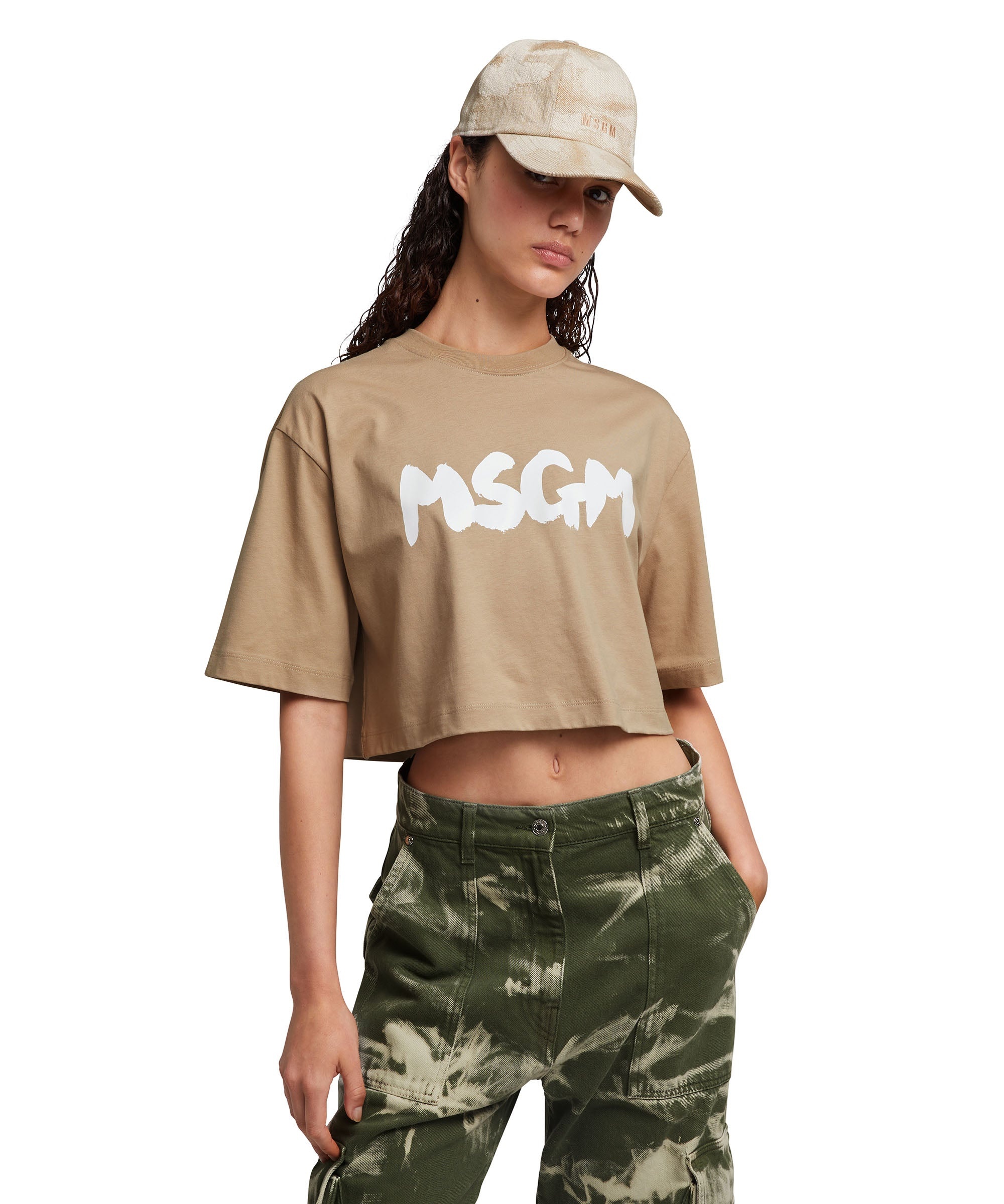 Jacquard baseball cap with large daisy design - 3