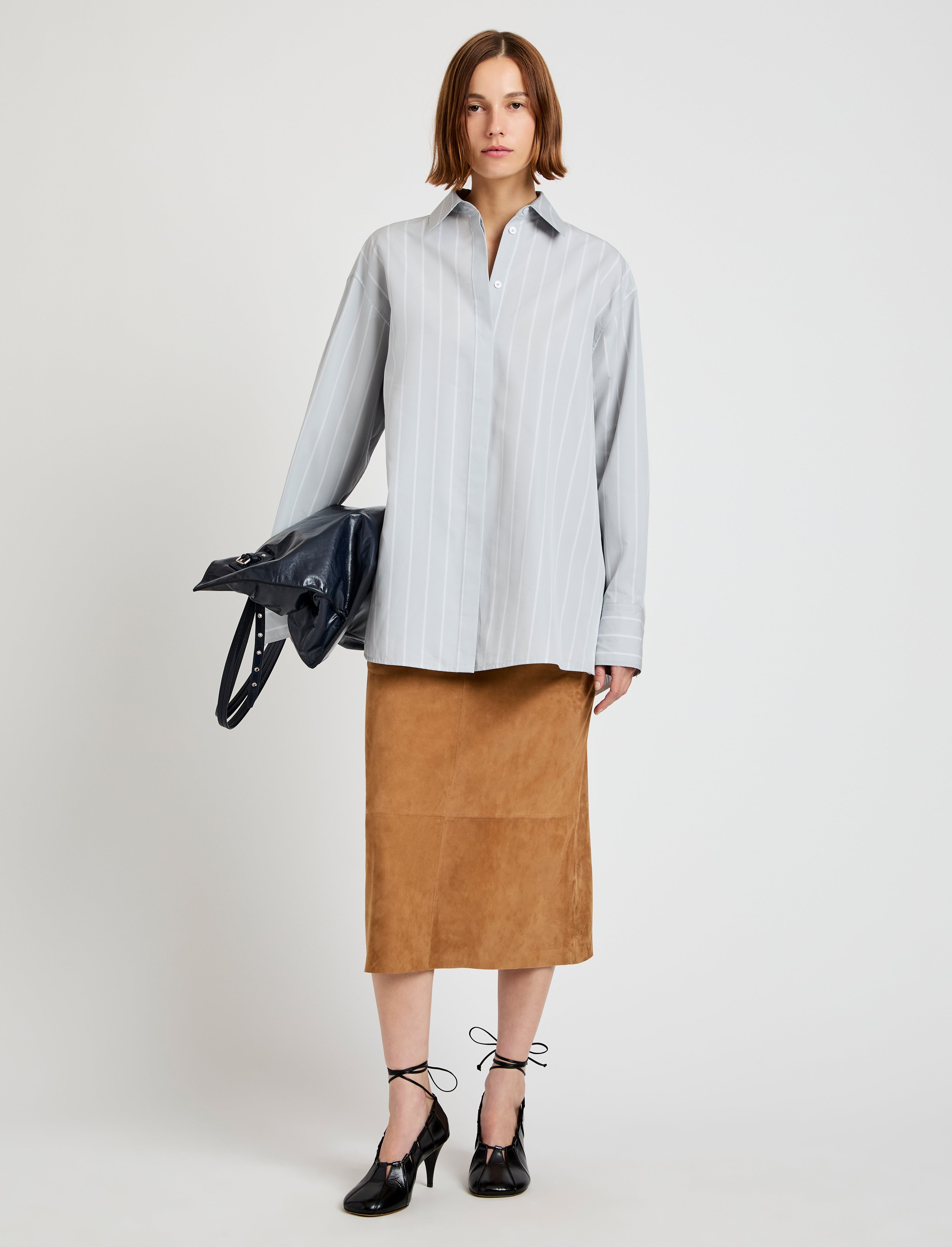 Nadia Skirt in Suede - 2