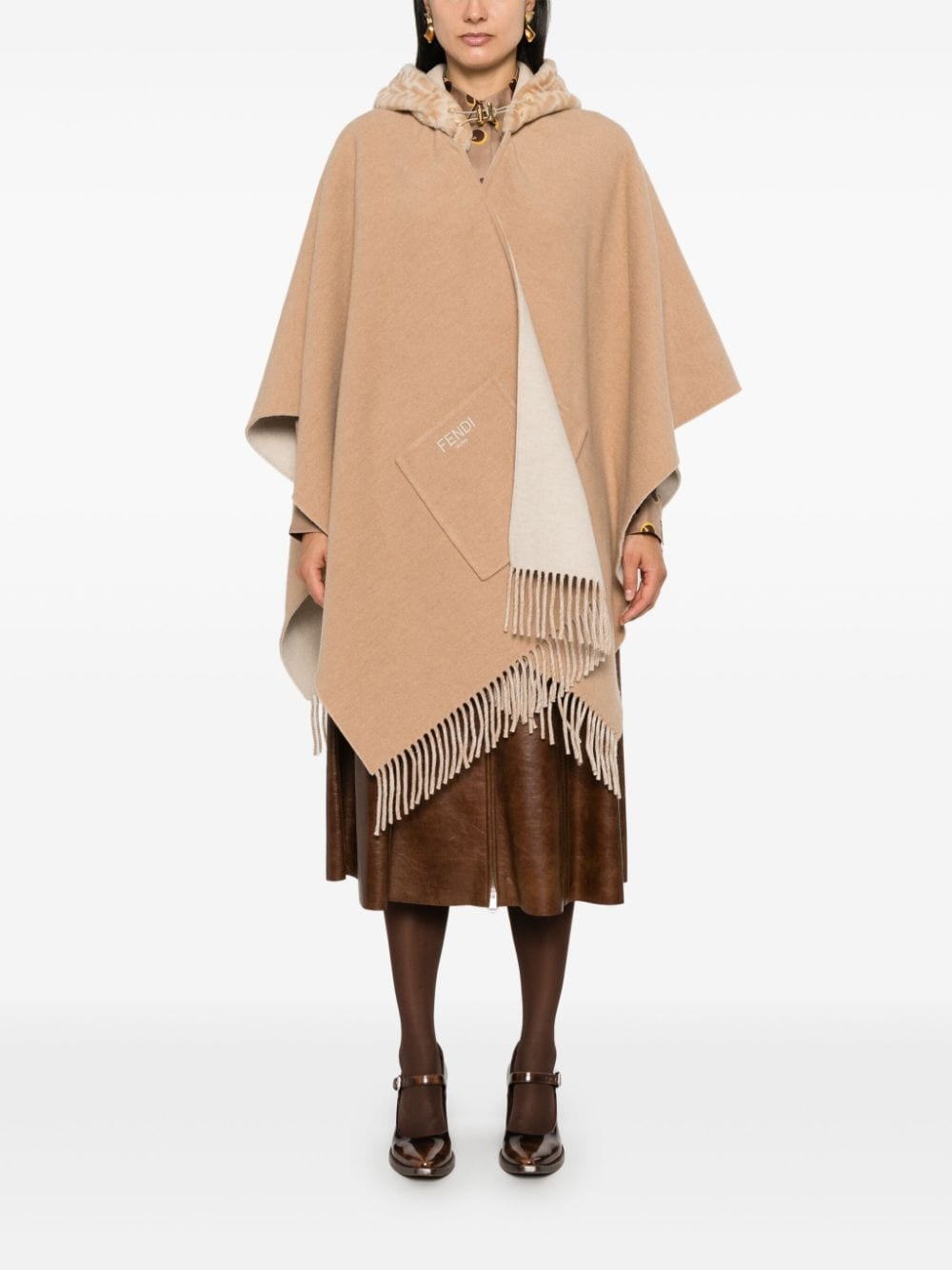 hooded cape - 2
