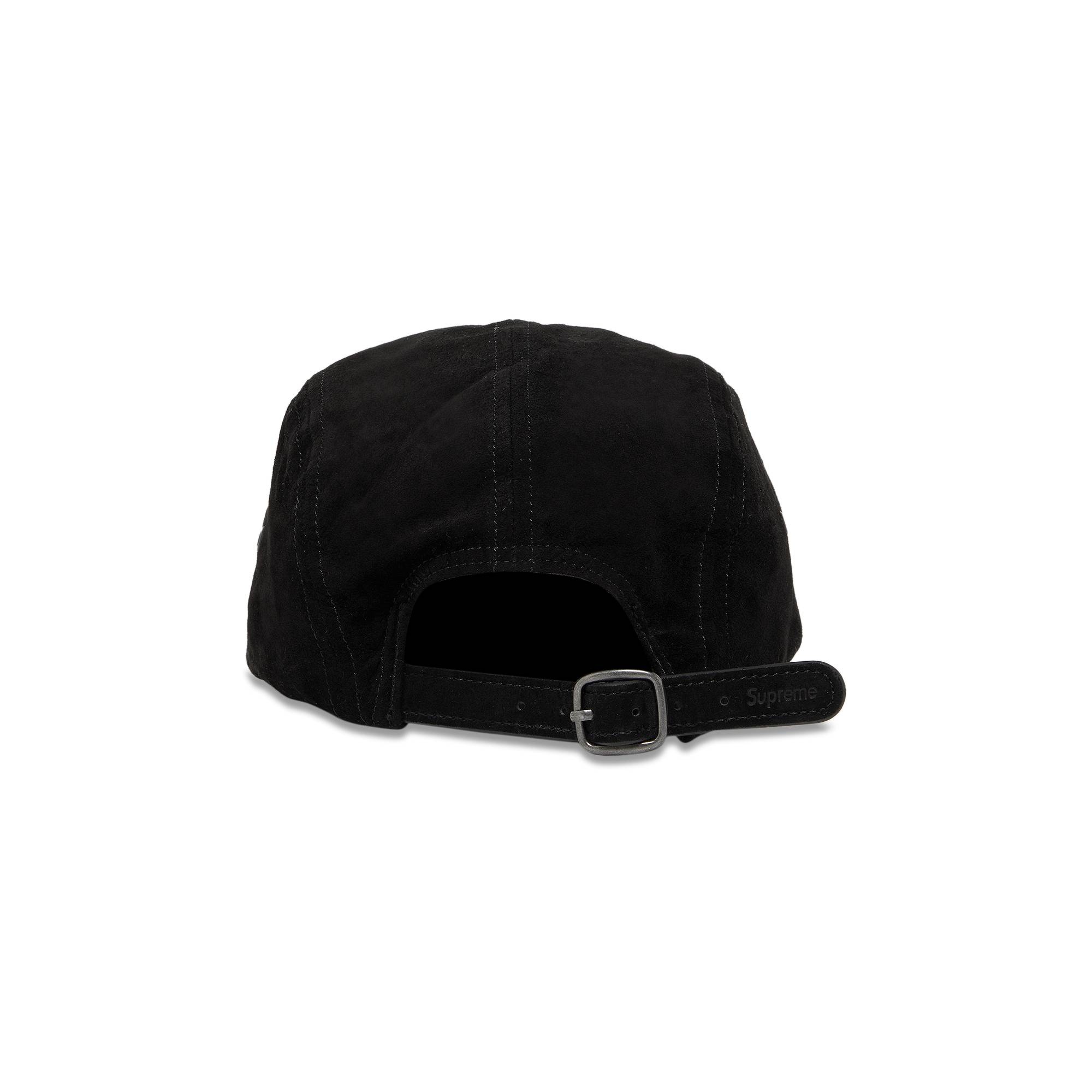 Supreme Suede Camp Cap 'Black' - 4