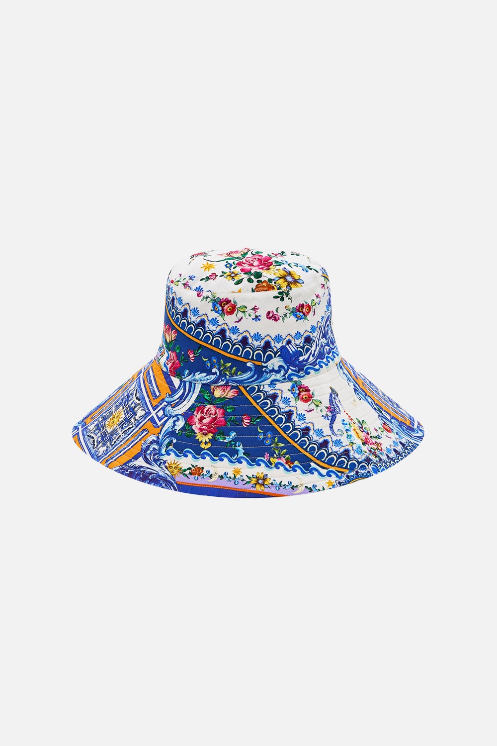 WIDE BRIM BUCKET HAT - 2