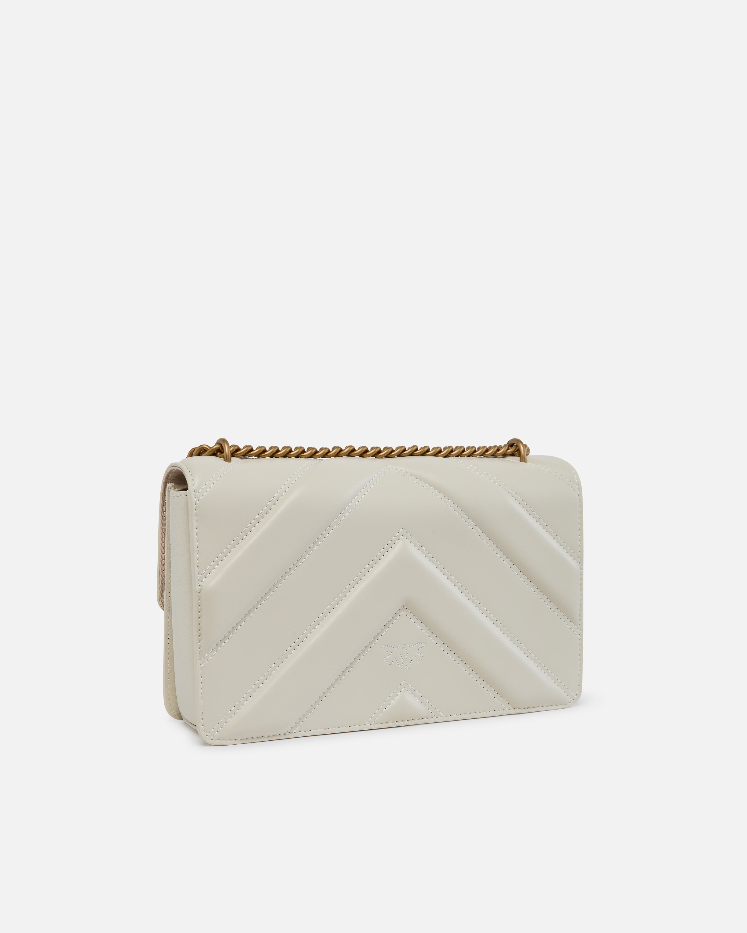 LOVE BAG QUILTED CROSSBODY BAG WITH CHEVRON MOTIF AND LOGO - 2