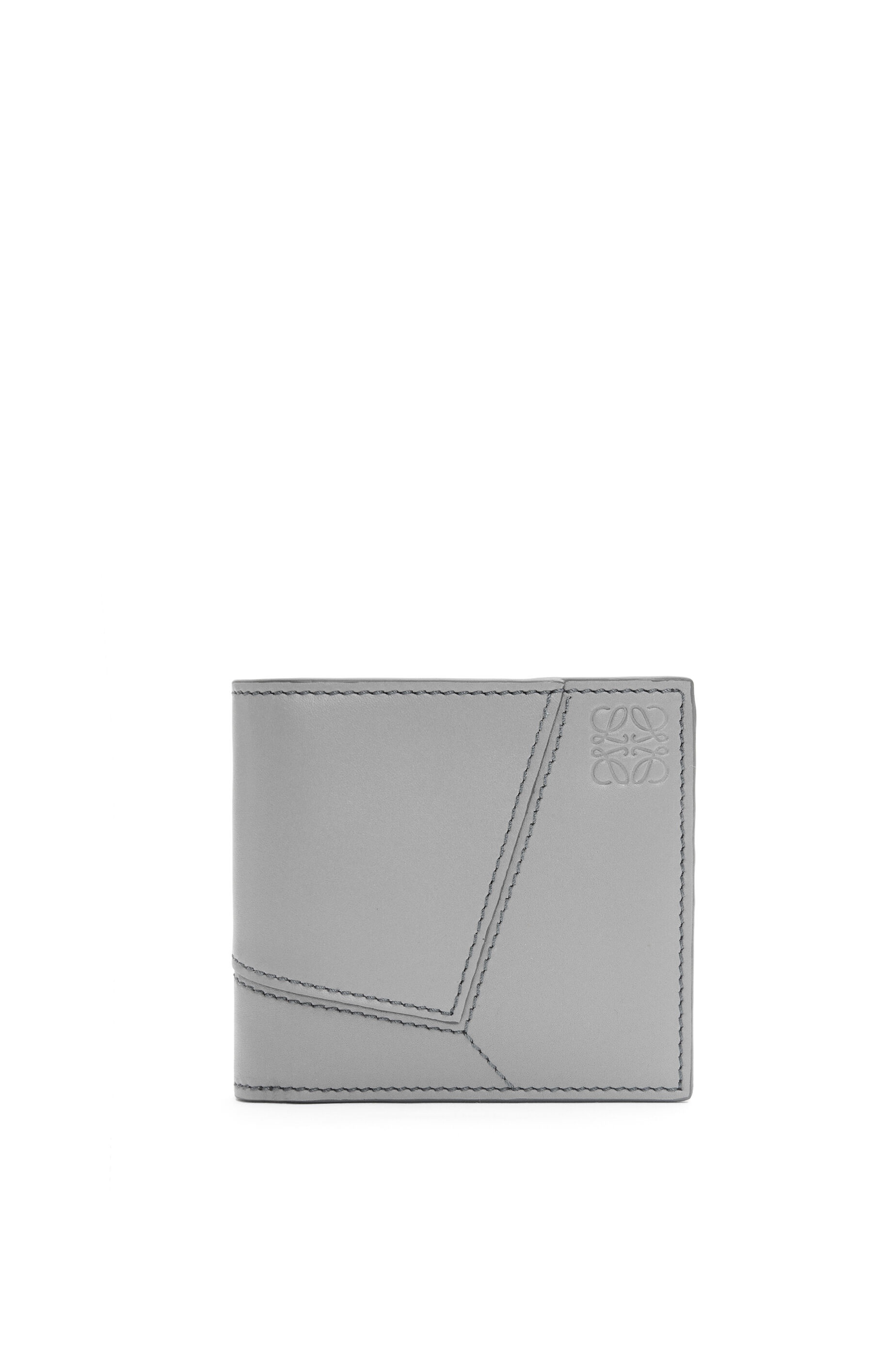 Puzzle stitches bifold wallet in smooth calfskin - 1