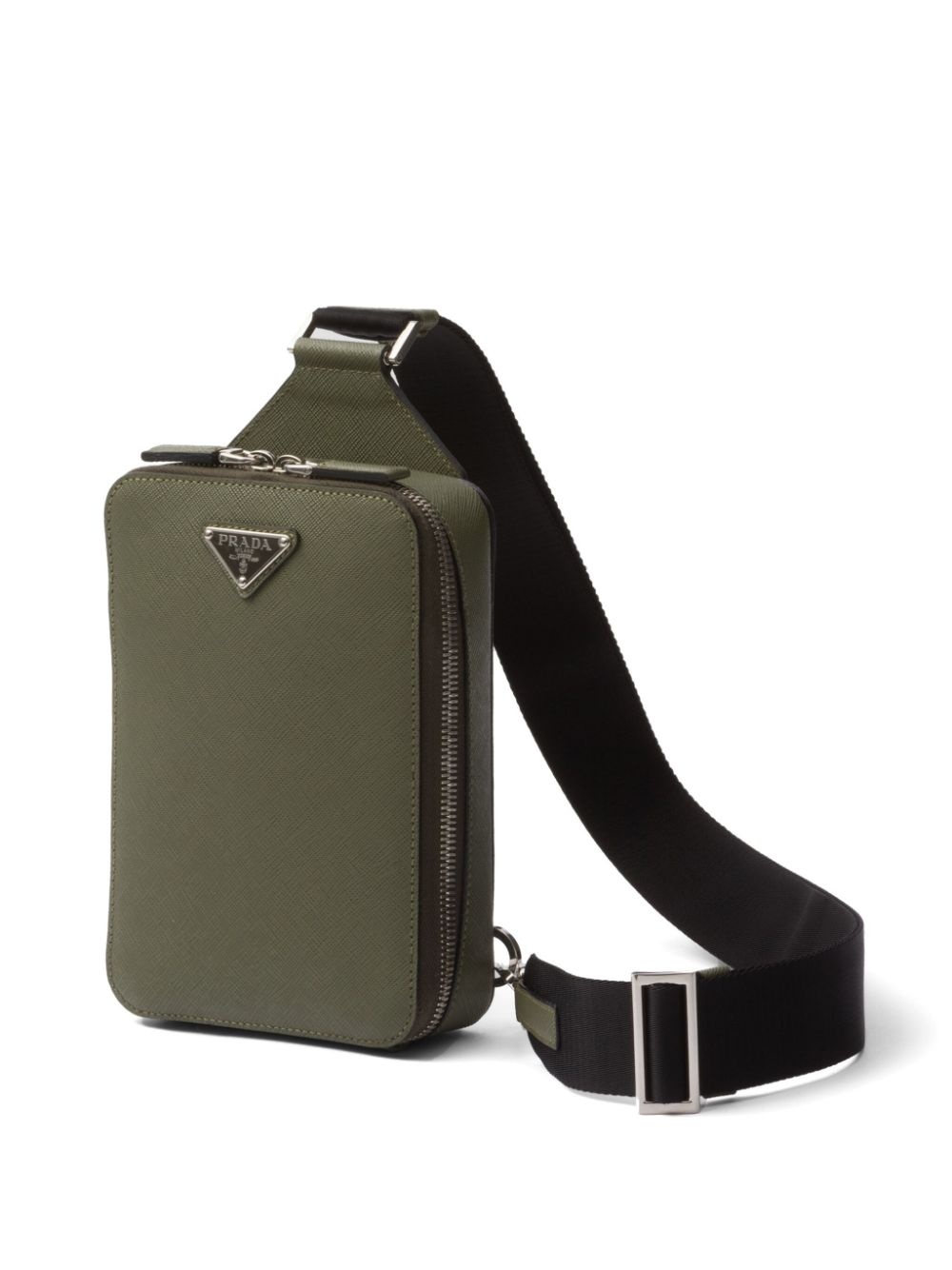 Brique leather shoulder bag - 4