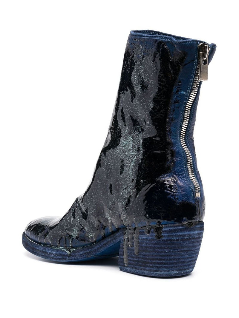 painted patent leather boots 3