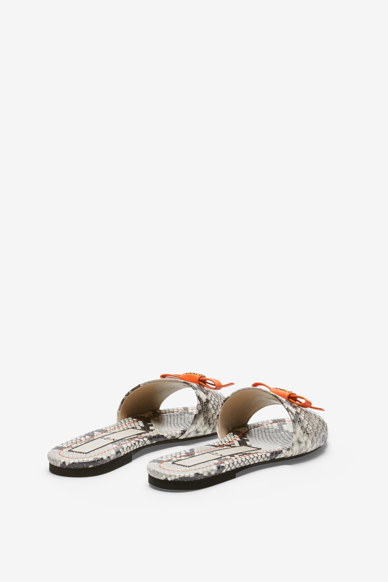 N°21 SLIDE SANDALS WITH BOW outlook