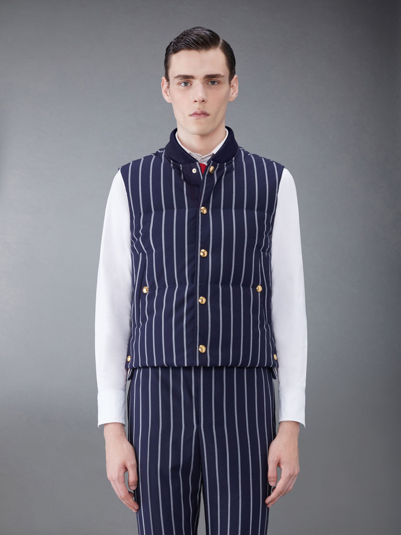 striped down gilet 1