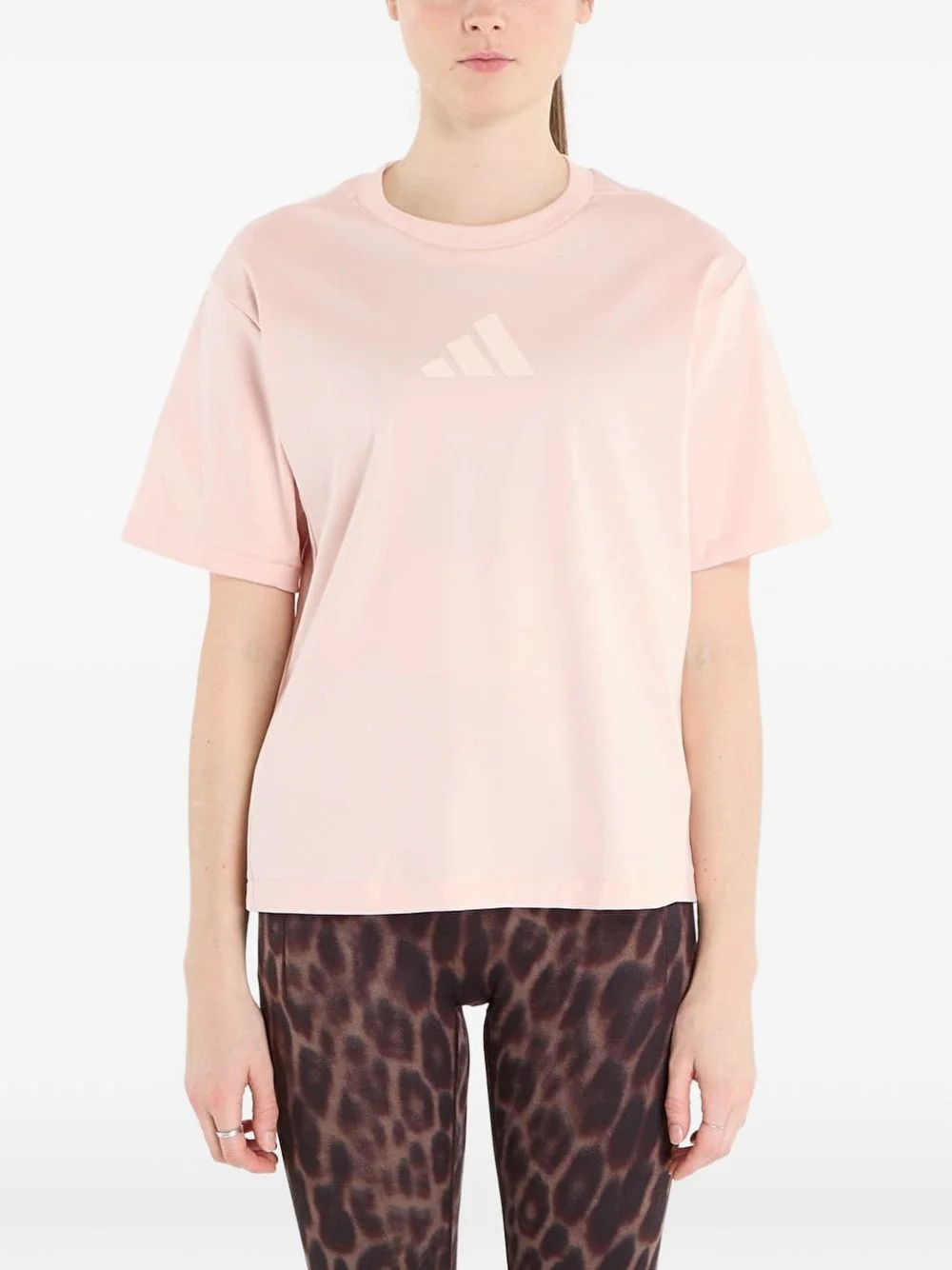 logo-print T-shirt - 1