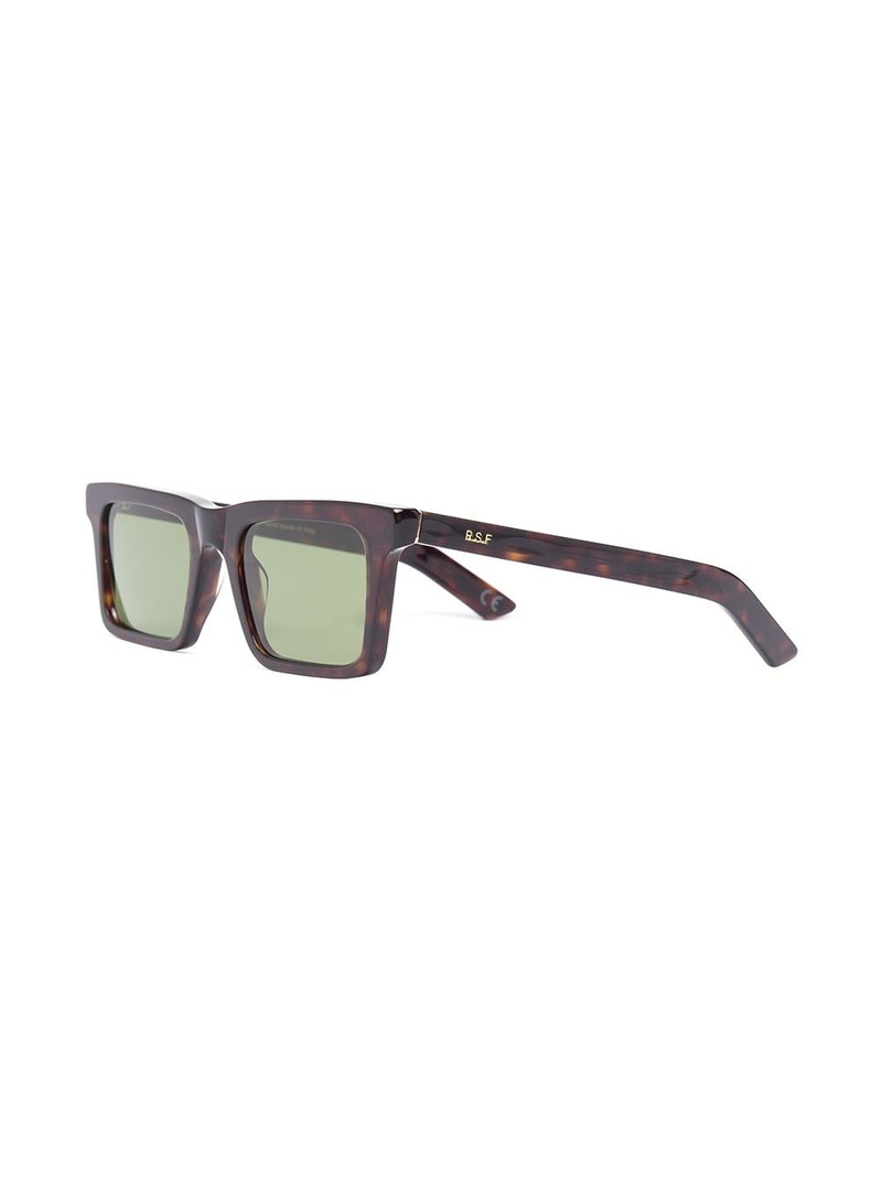 RETROSUPERFUTURE tortoiseshell-effect square sunglasses outlook