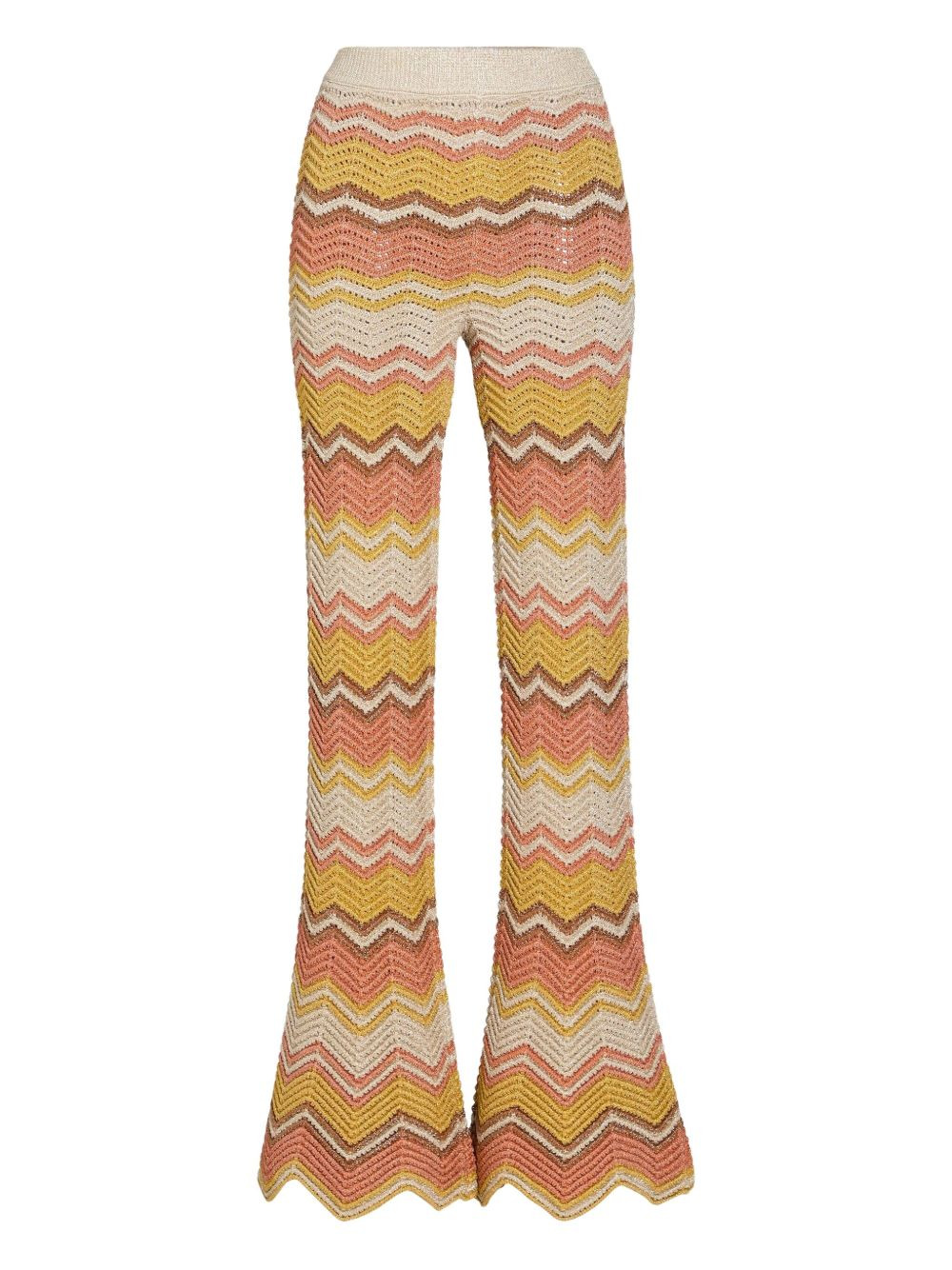 Amira crochet flared trousers - 1