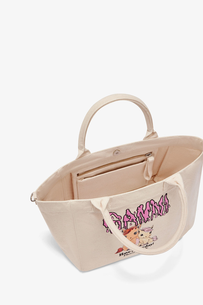 SMALL EASY PONY PRINTED SHOPPER 3