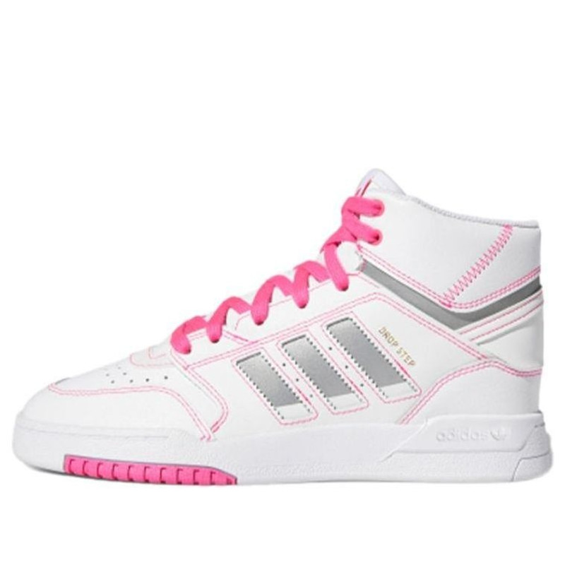 (WMNS) adidas originals Drop Step 'White Pink Gray' FV4883 - 1