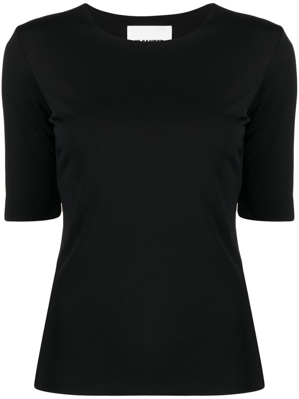 round neck short-sleeved T-shirt - 1