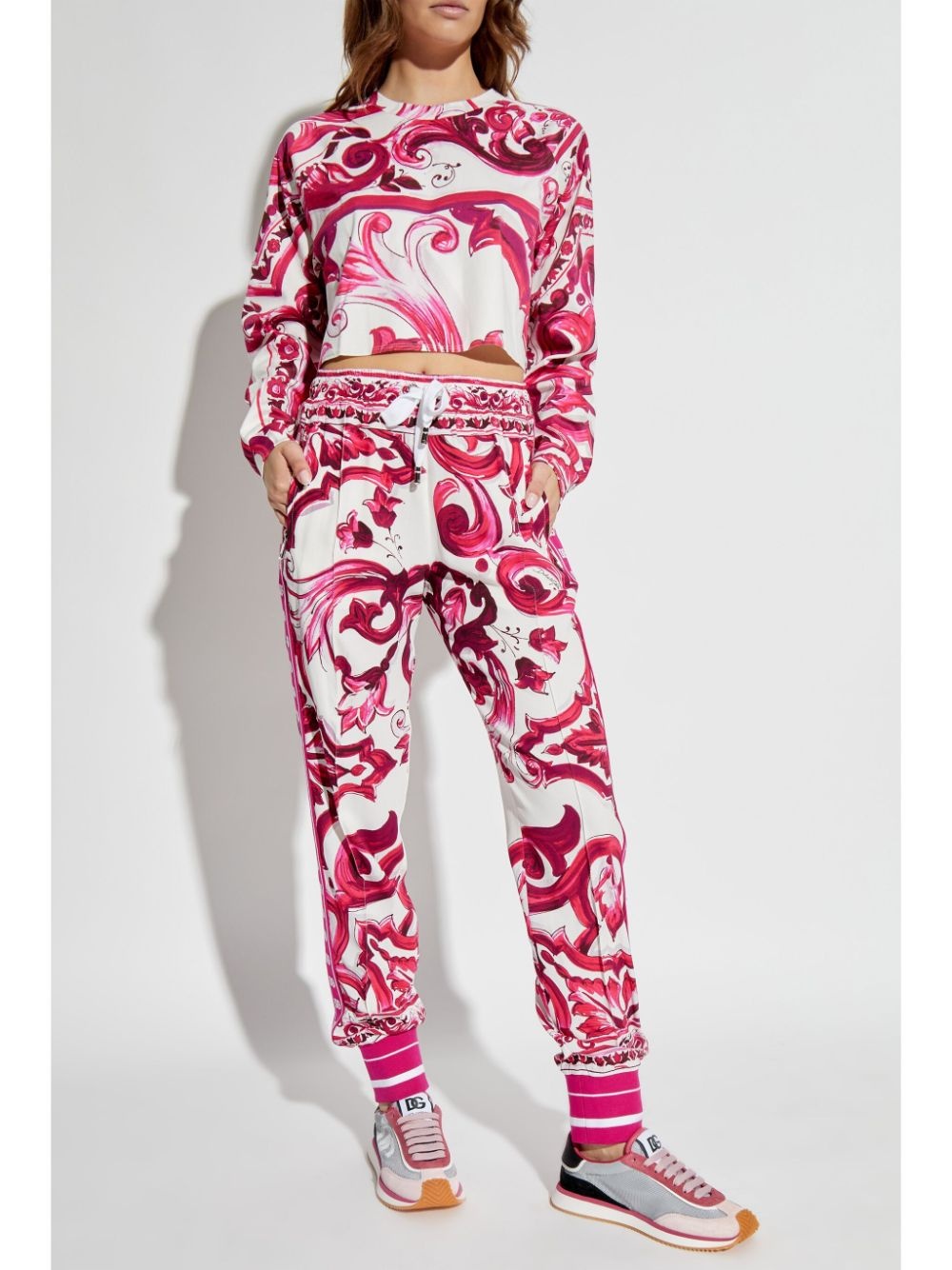 Majolica-print sweatshirt - 2