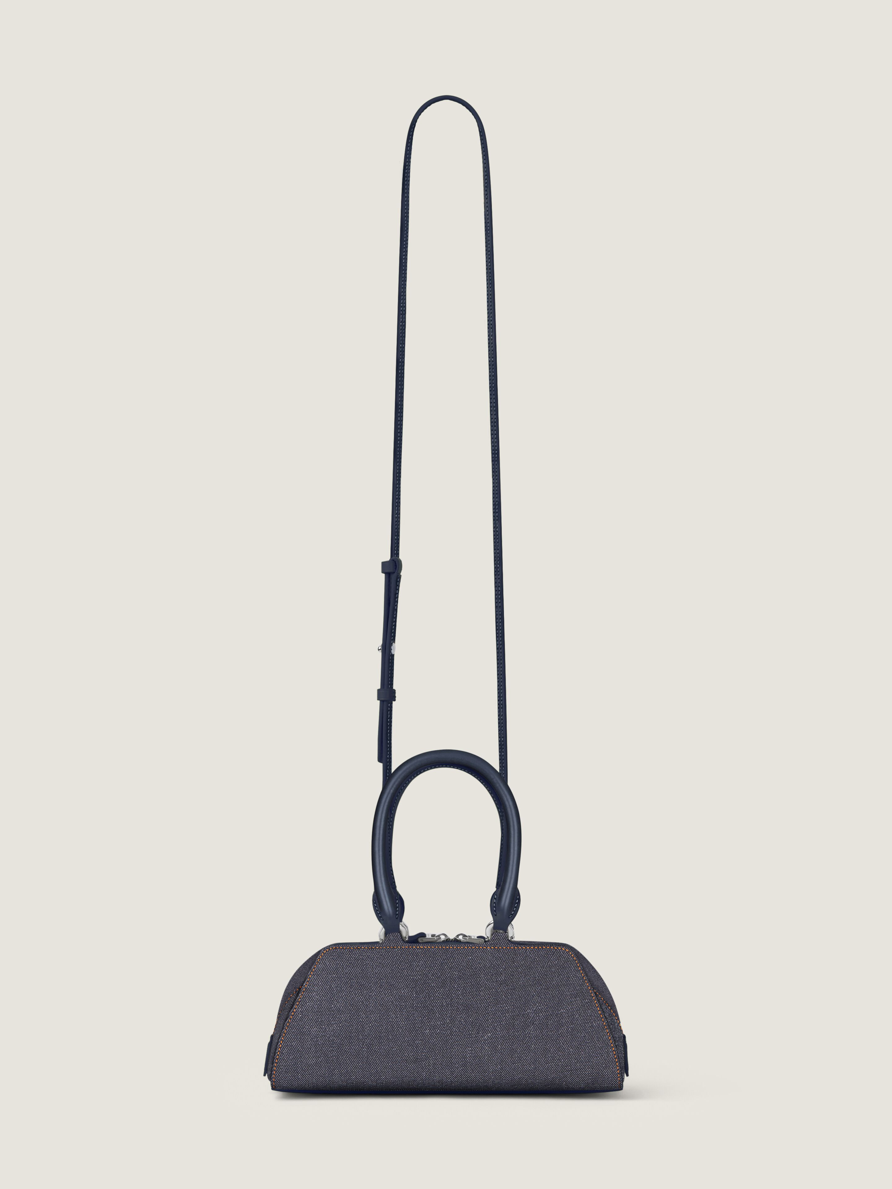 MINI ANTIGONA EAST-WEST BAG IN DENIM - 4