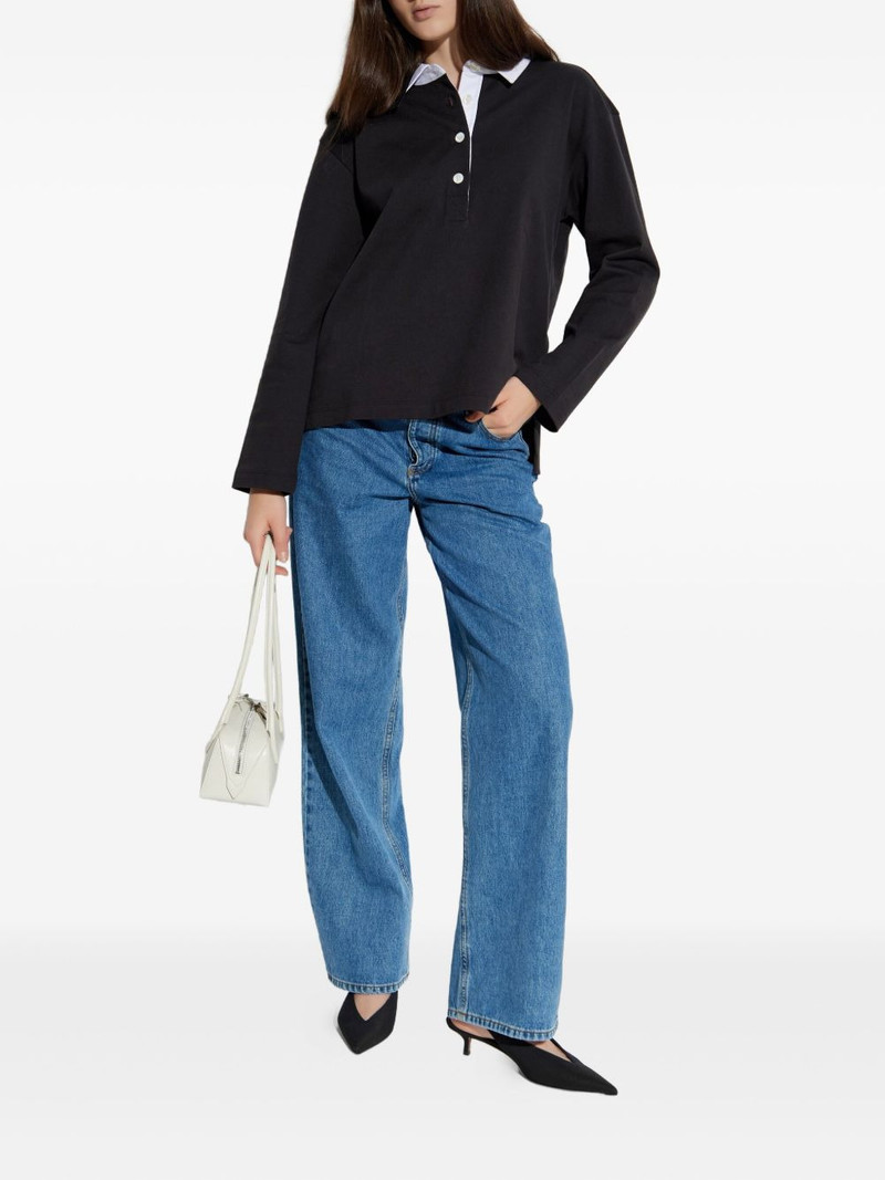kate spade long-sleeve button rugby polo shirt outlook