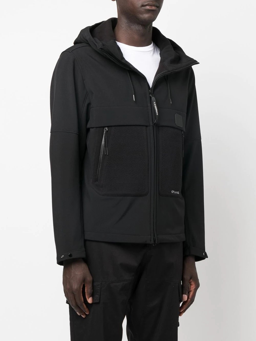 zip-up hooded jacket - 3