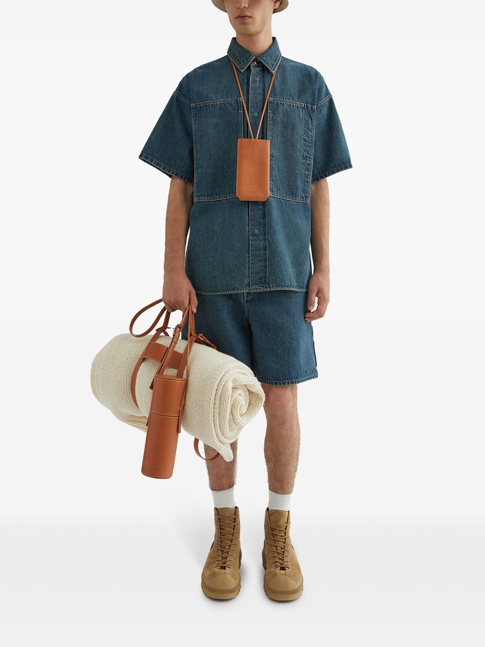 cotton denim shirt - 2