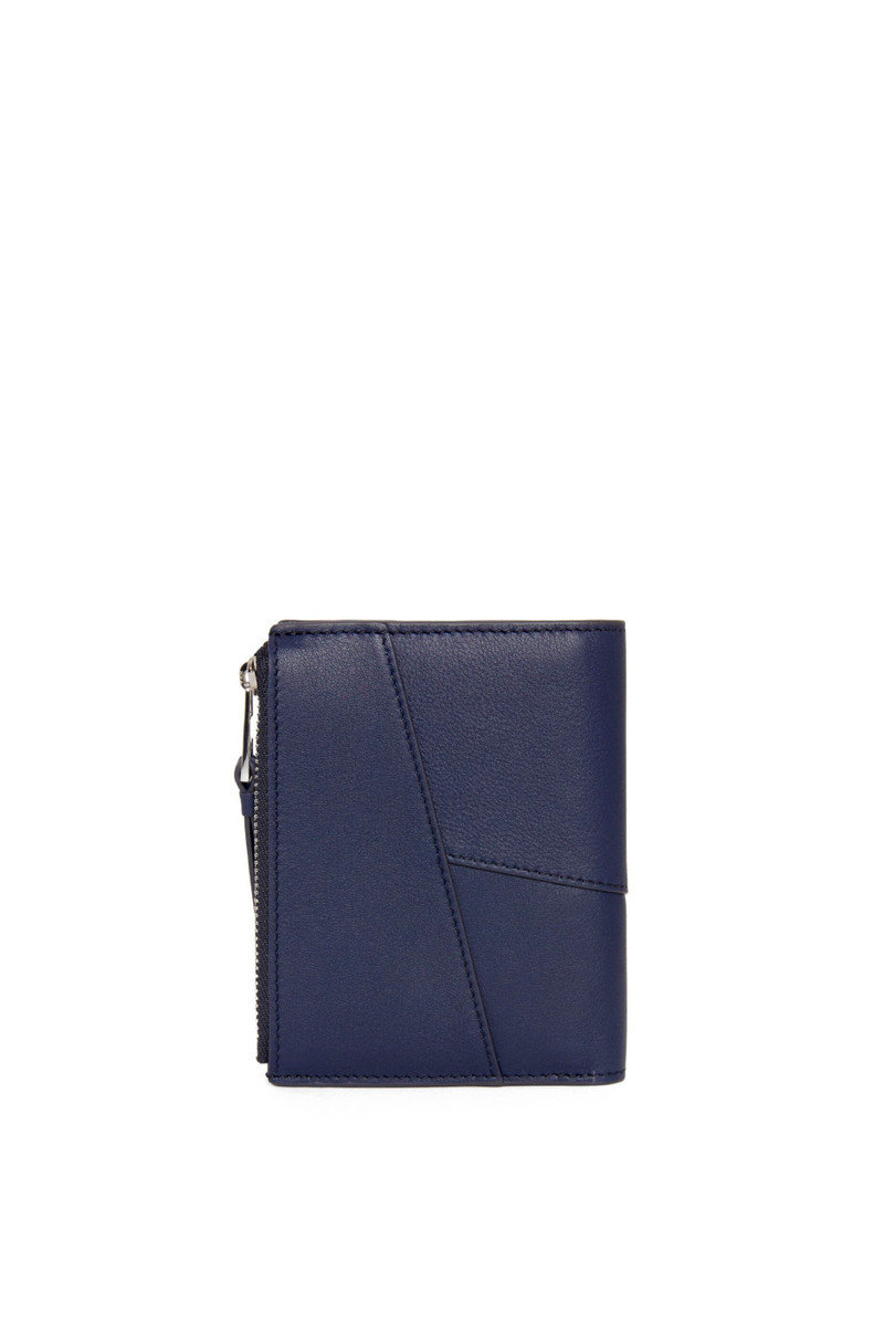 Puzzle slim compact wallet in classic calfskin 4