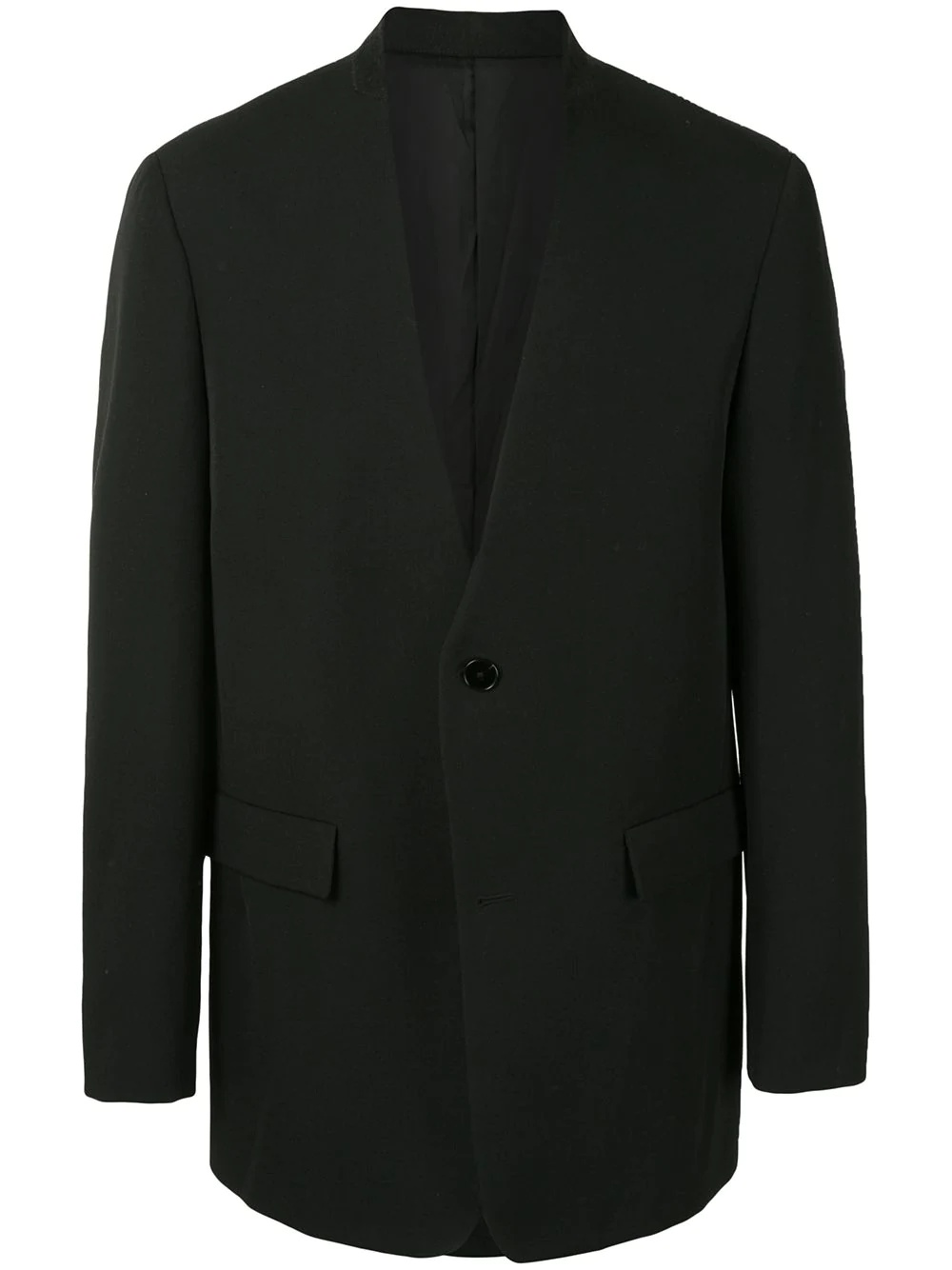 Anton inverted-lapel blazer - 1