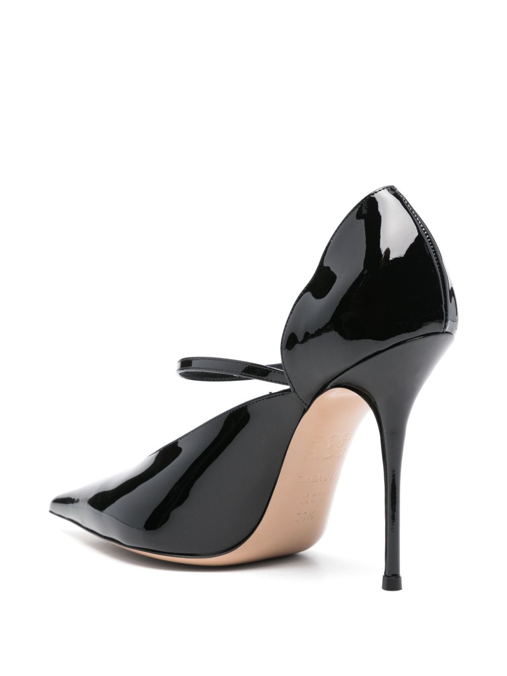 100mm Scarlet pumps - 3