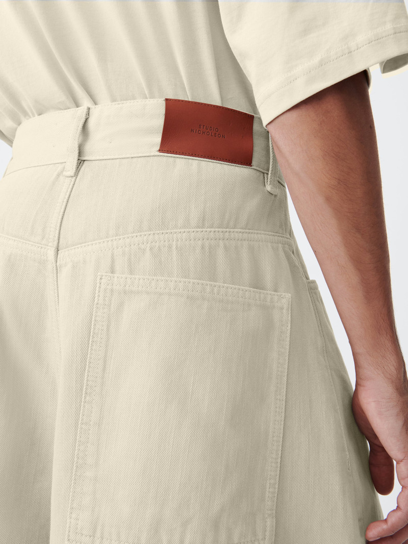 Reverse Denim Shorts 7