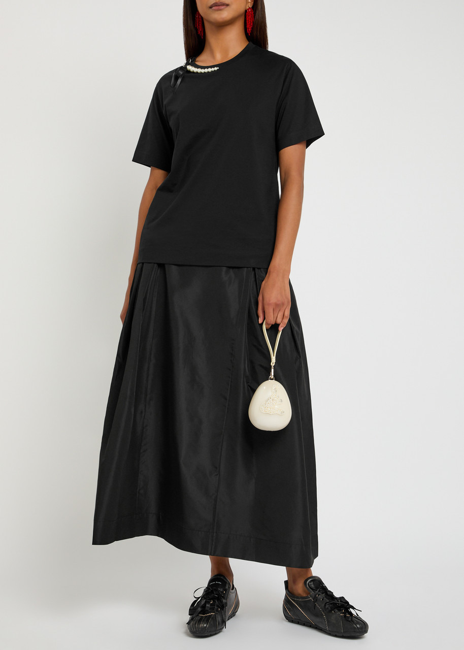 Simone Rocha Embellished Cotton T-shirt - 4