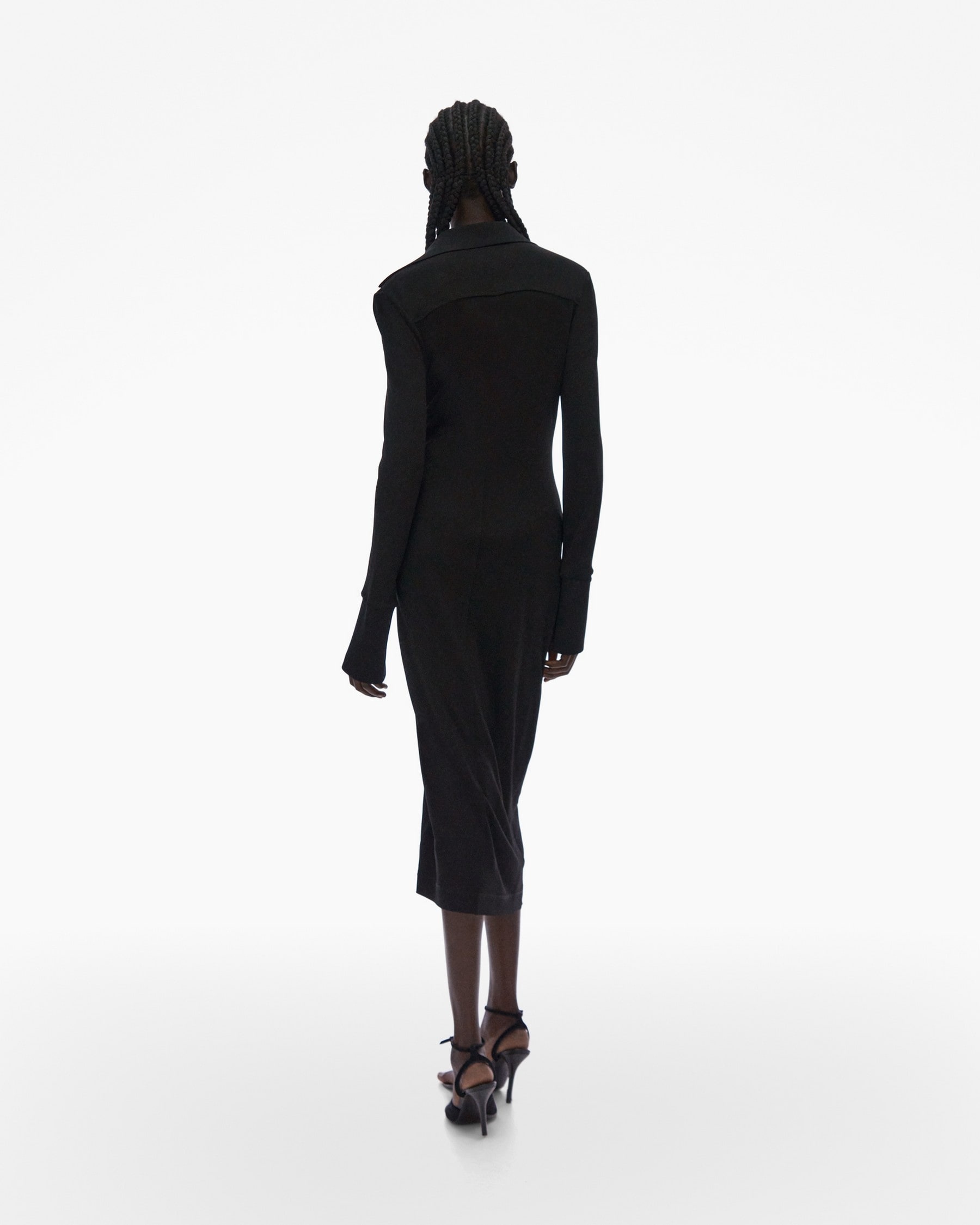 ASYMMETRIC SHIRT DRESS - 4