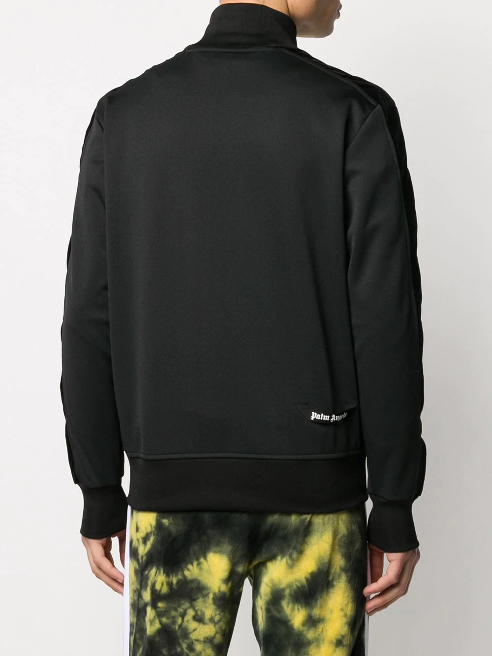 logo print track jacket - 4