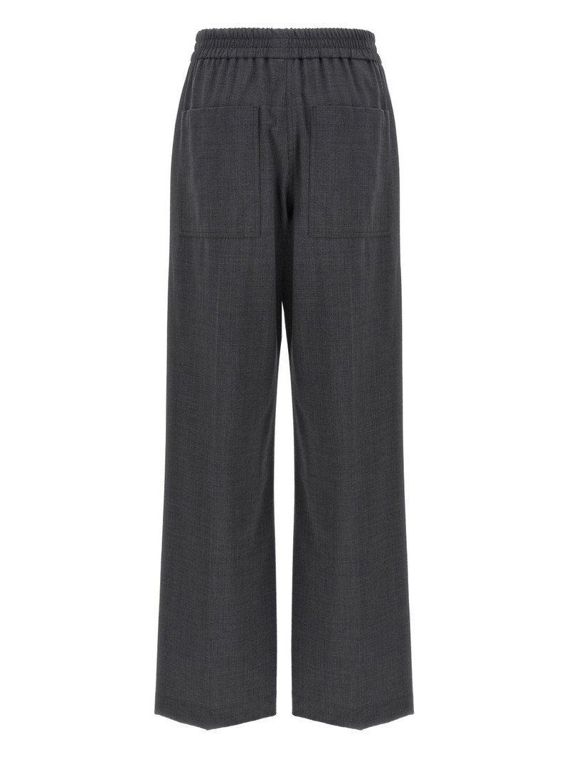 Brunello Cucinelli elastic-waistband trousers outlook