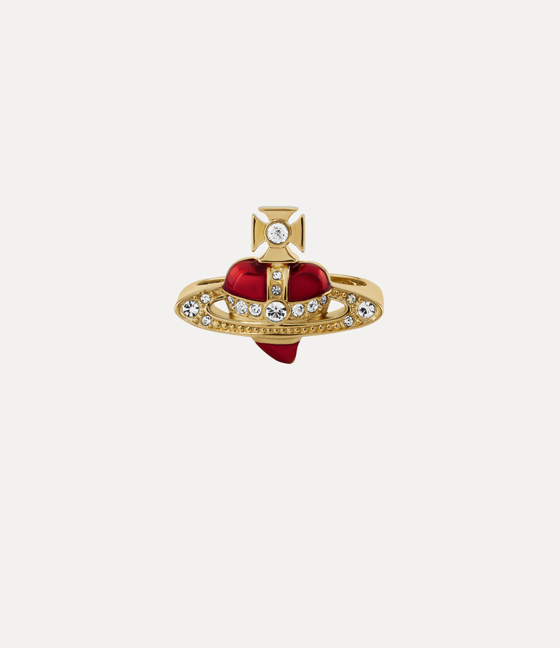 NEW DIAMANTE HEART RING 1