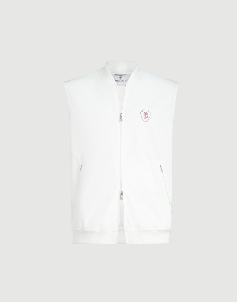 Nylon vest with logo 1
