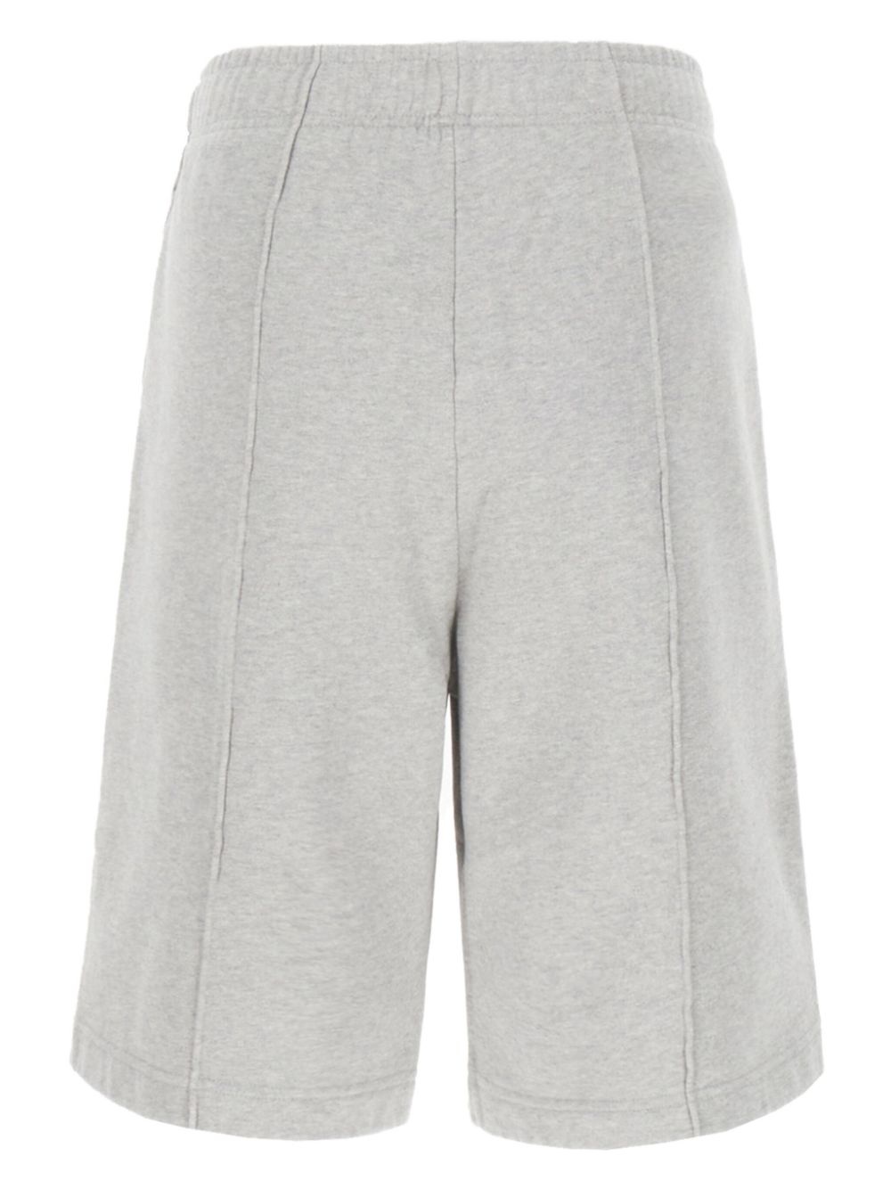 mélange-effect cotton bermuda shorts - 2