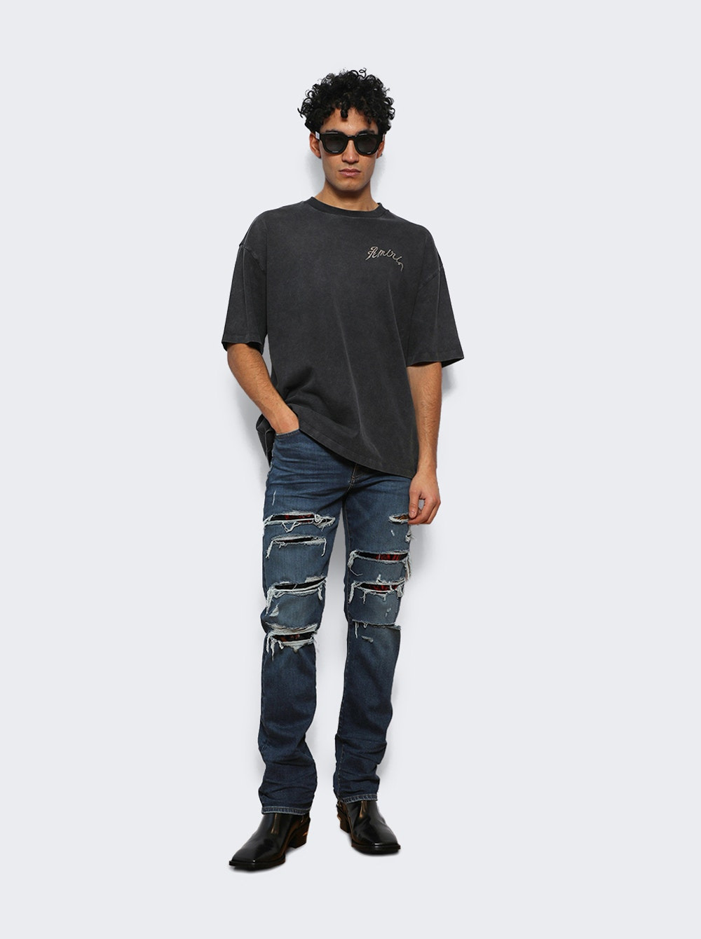 Dragon Oversized Tee Black - 5