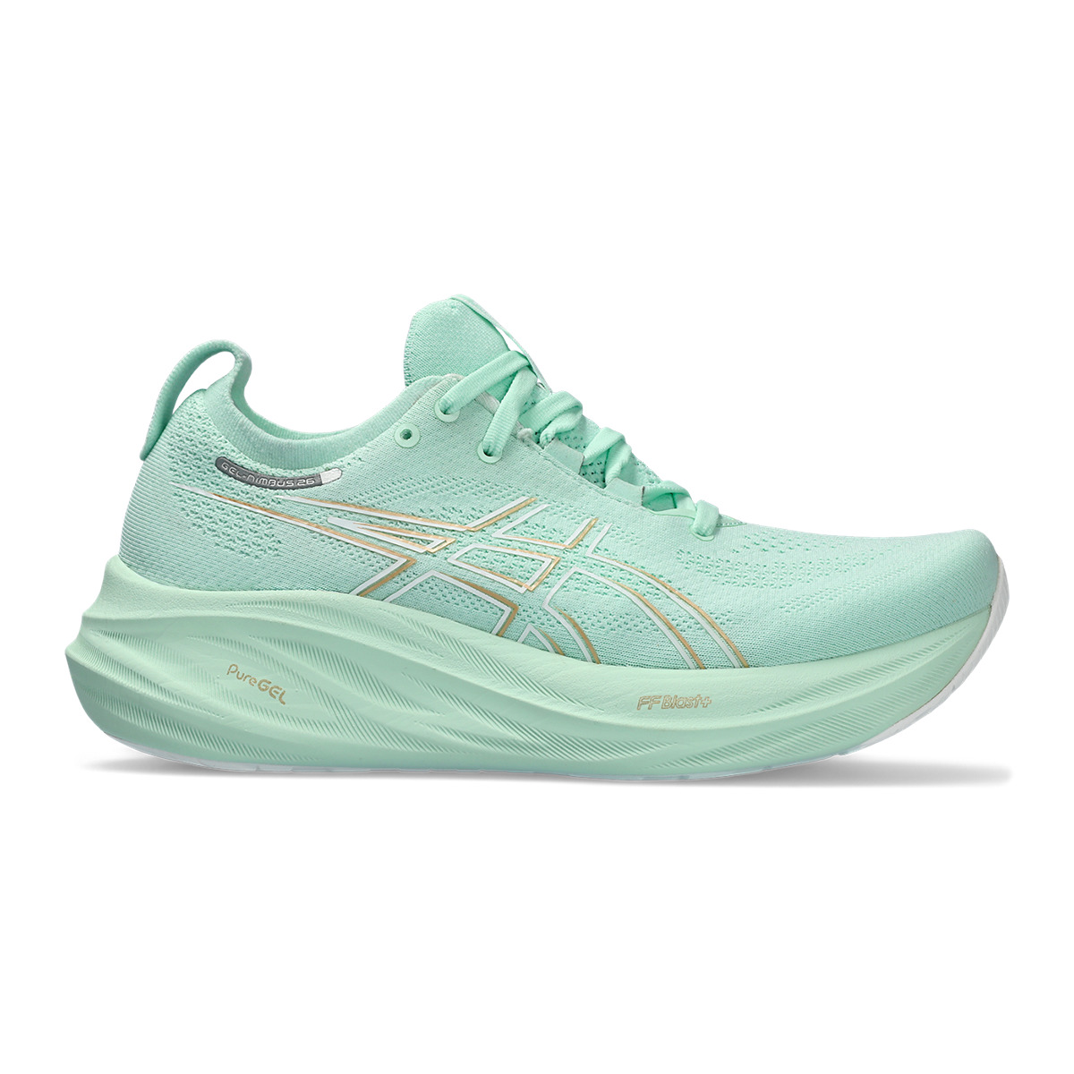 Asics Gel Nimbus 26 - Mint Tint - Pale Mint - 1