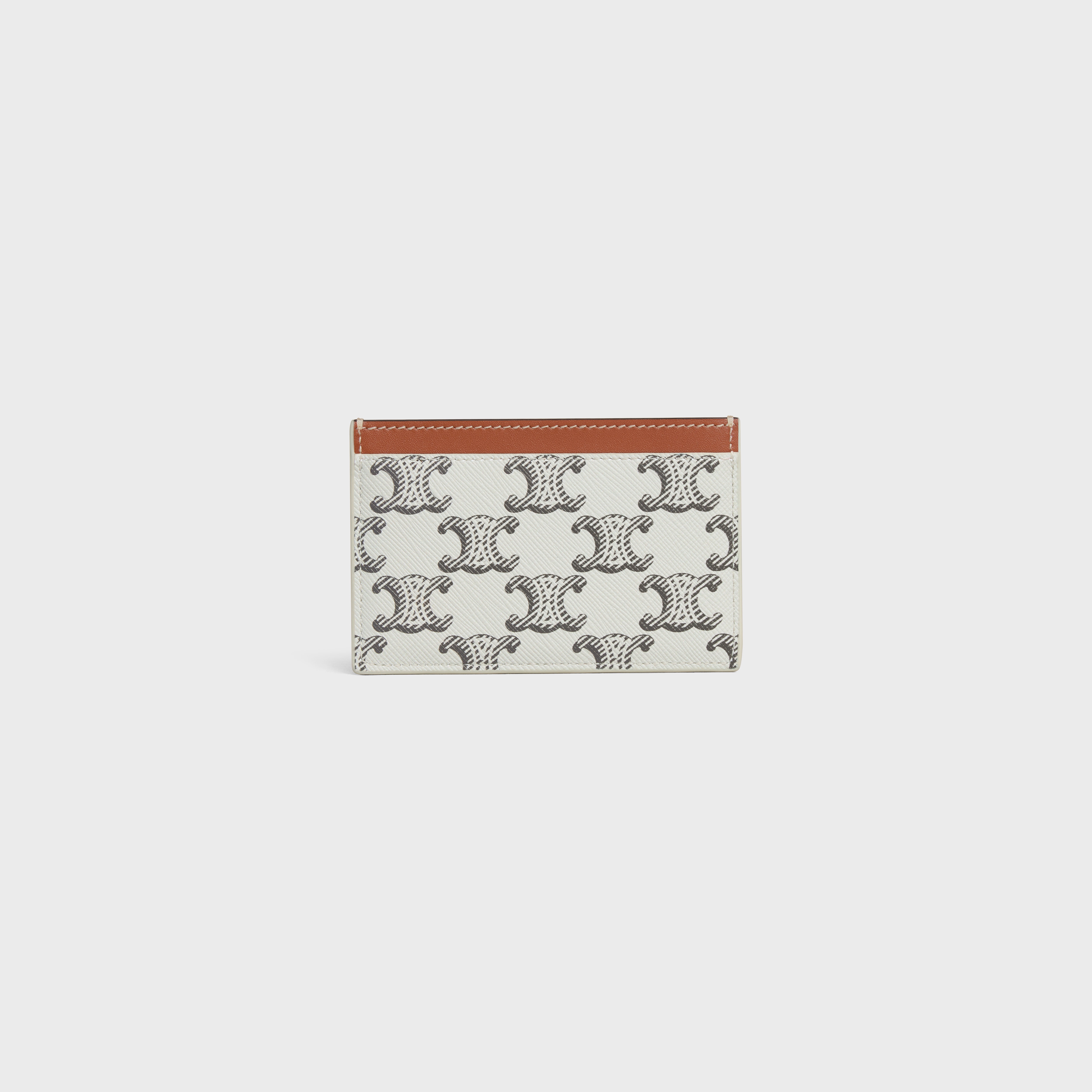 Card holder in Triomphe canvas and calfskin - 3