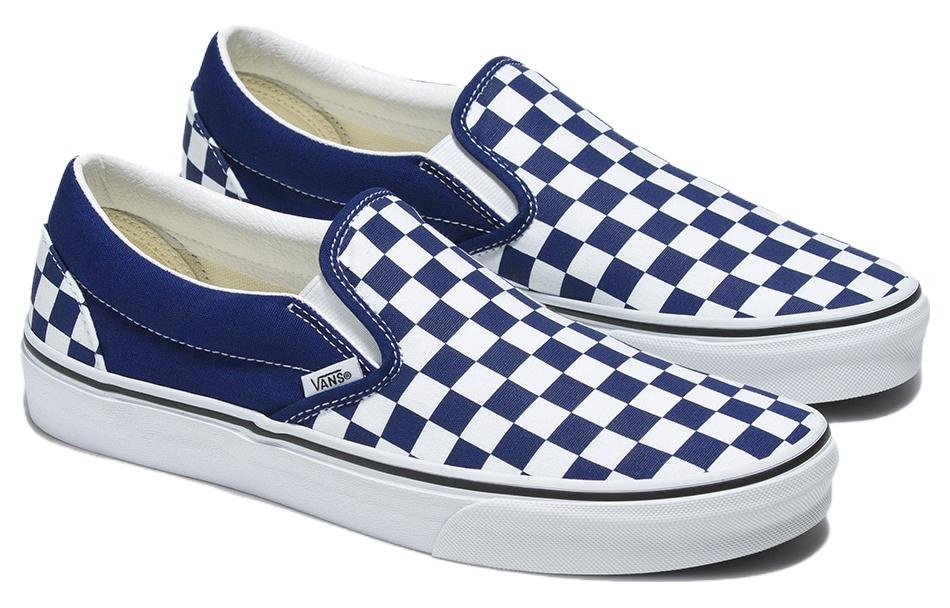 Vans Classic Slip-On 'Checkerboard - Beacon Blue' VN000BVZBYM - 2